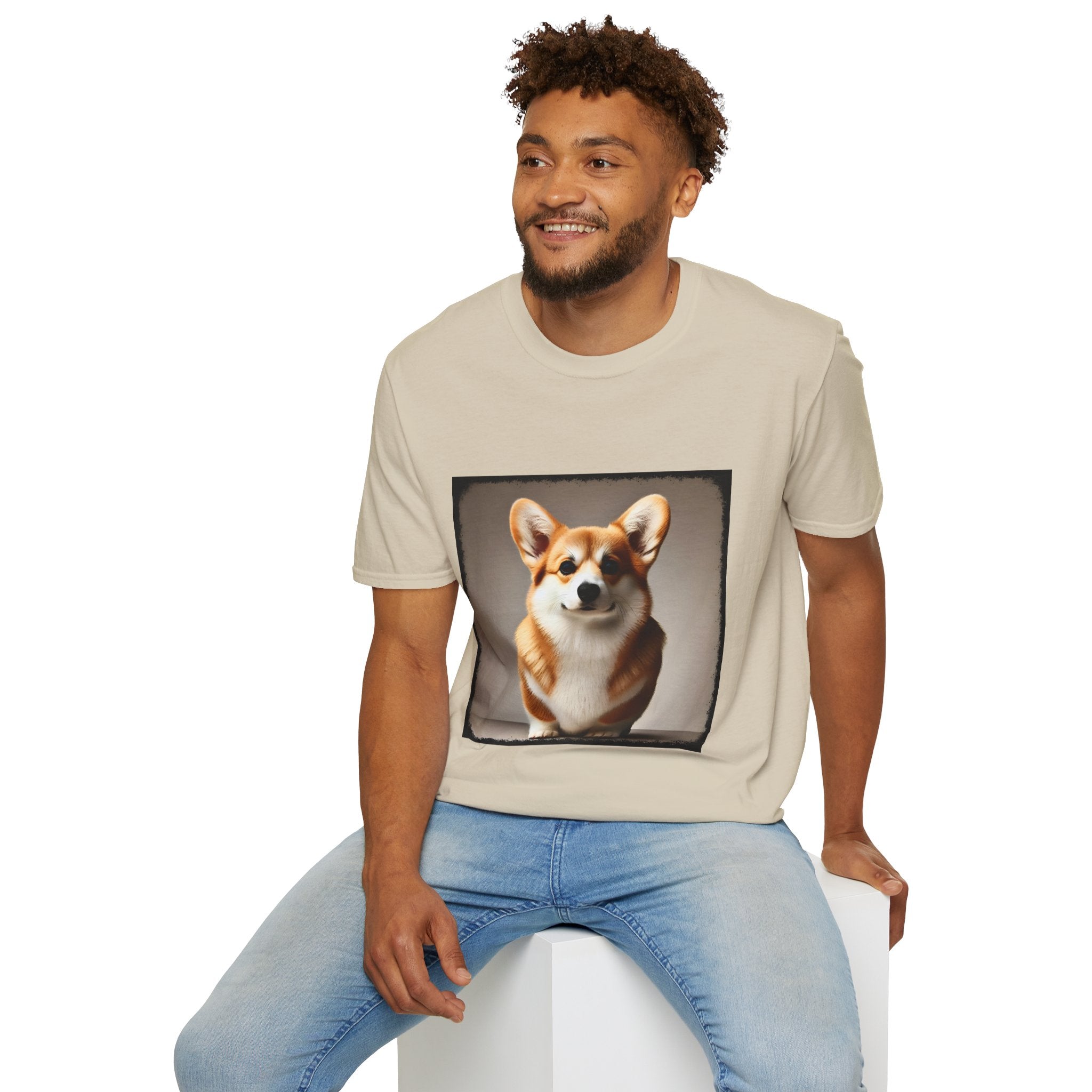 Pembroke Welsh Corgi Poised Pup | Unisex Dog T-Shirt