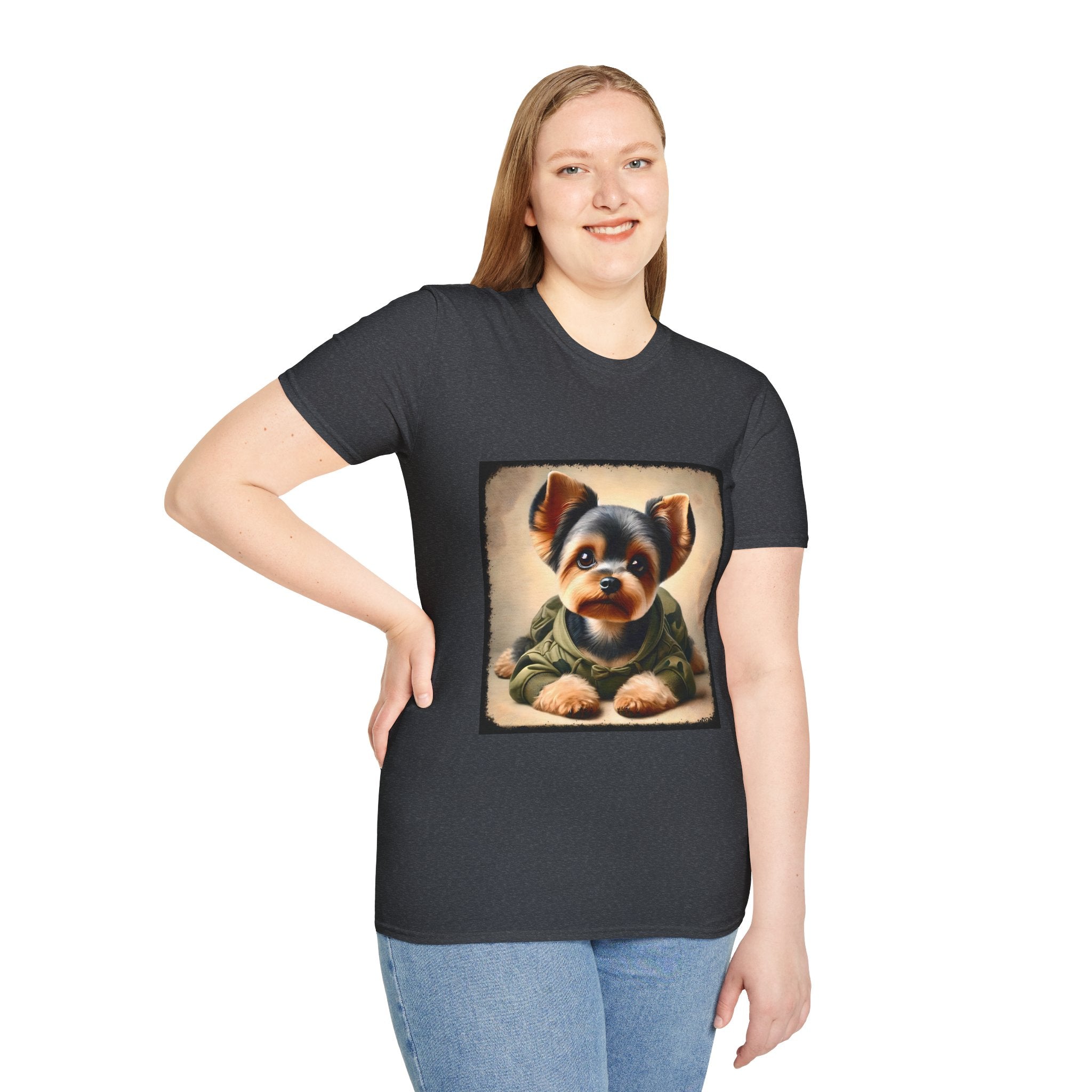 Yorkshire Terrier Combat Cutie | Unisex Dog T-Shirt