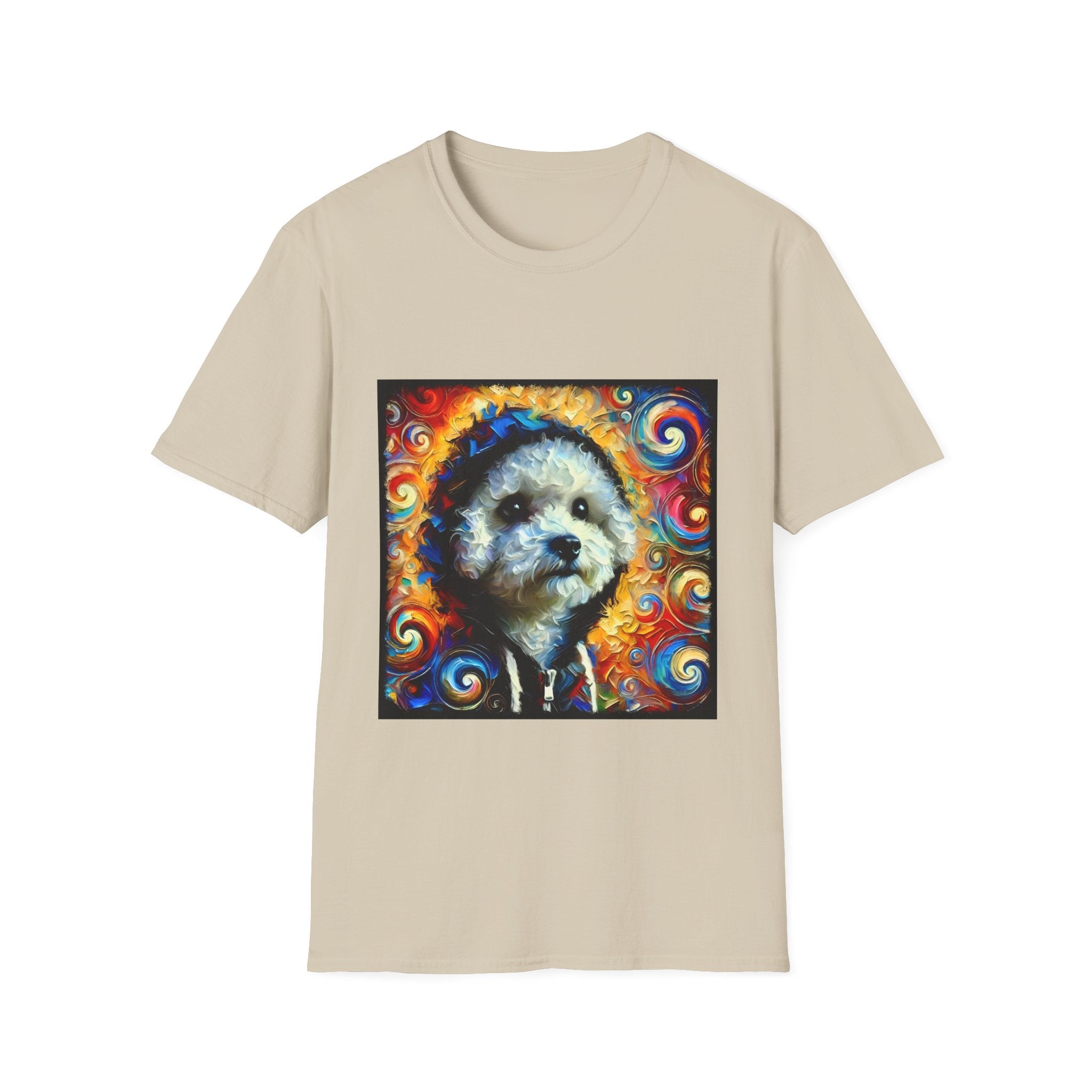 Bichon Frise Urban Swirl | Unisex Dog T-Shirt