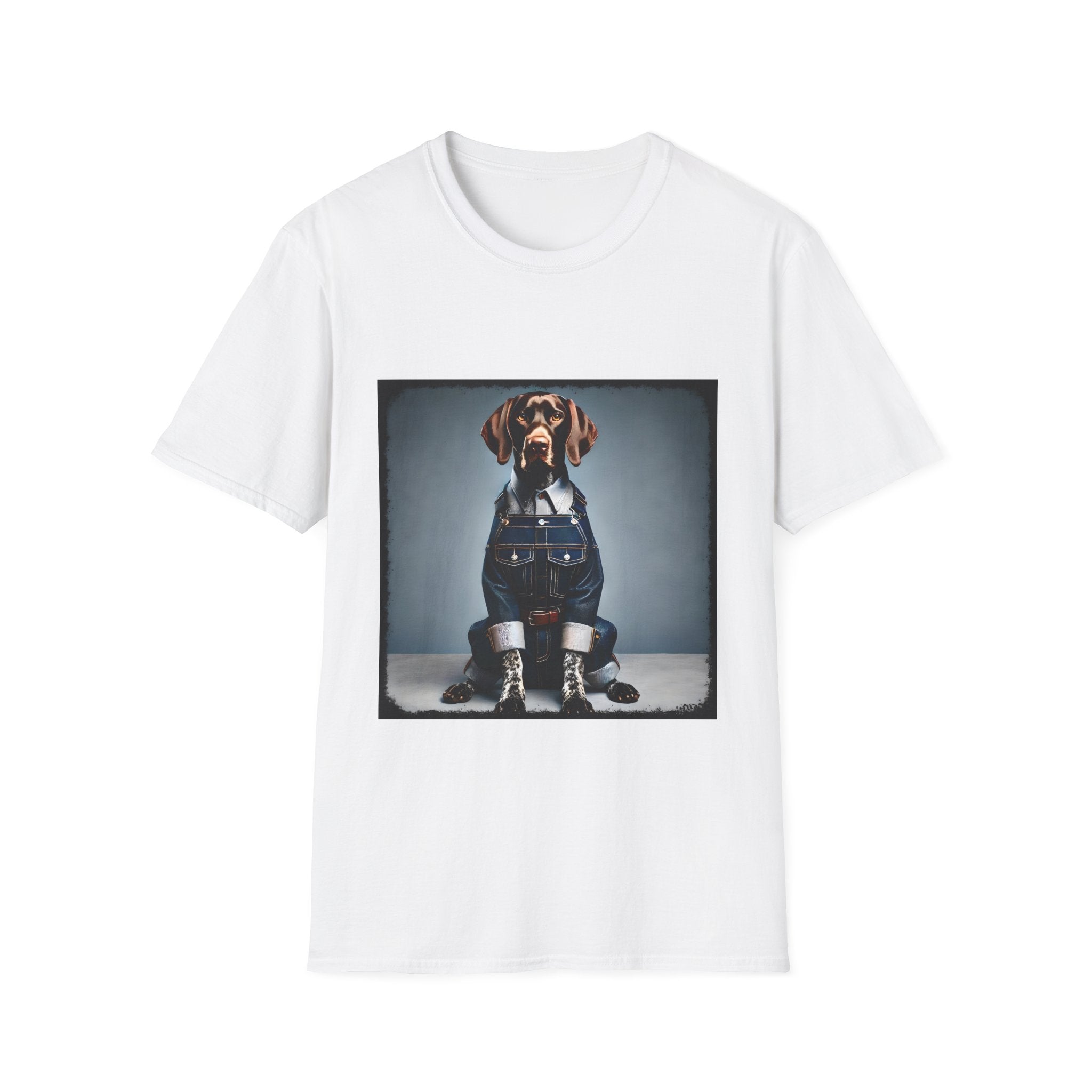 German Shorthaired Pointer Denim Dude | Unisex Dog T-Shirt