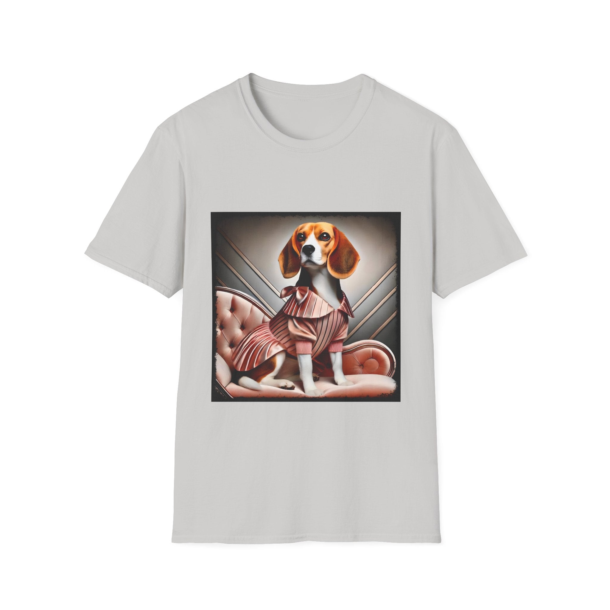 Beagle Peach Posh | Unisex Dog T-Shirt