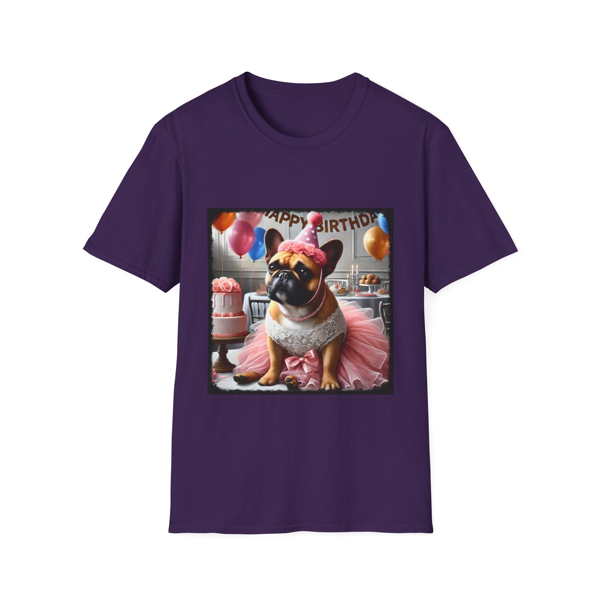 French Bulldog Birthday Girl | Unisex Dog T-Shirt