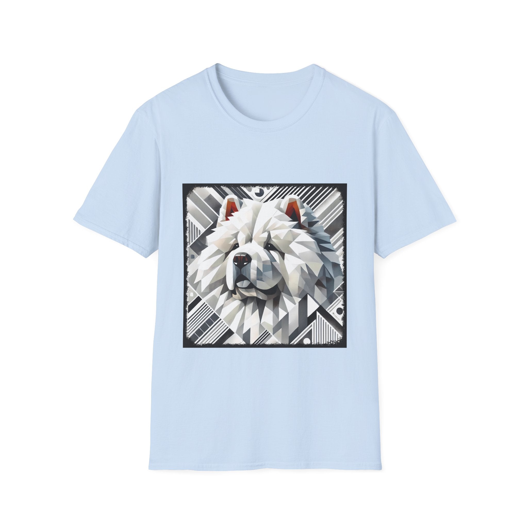 Chow Chow Snow Geometric | Unisex Dog T-Shirt