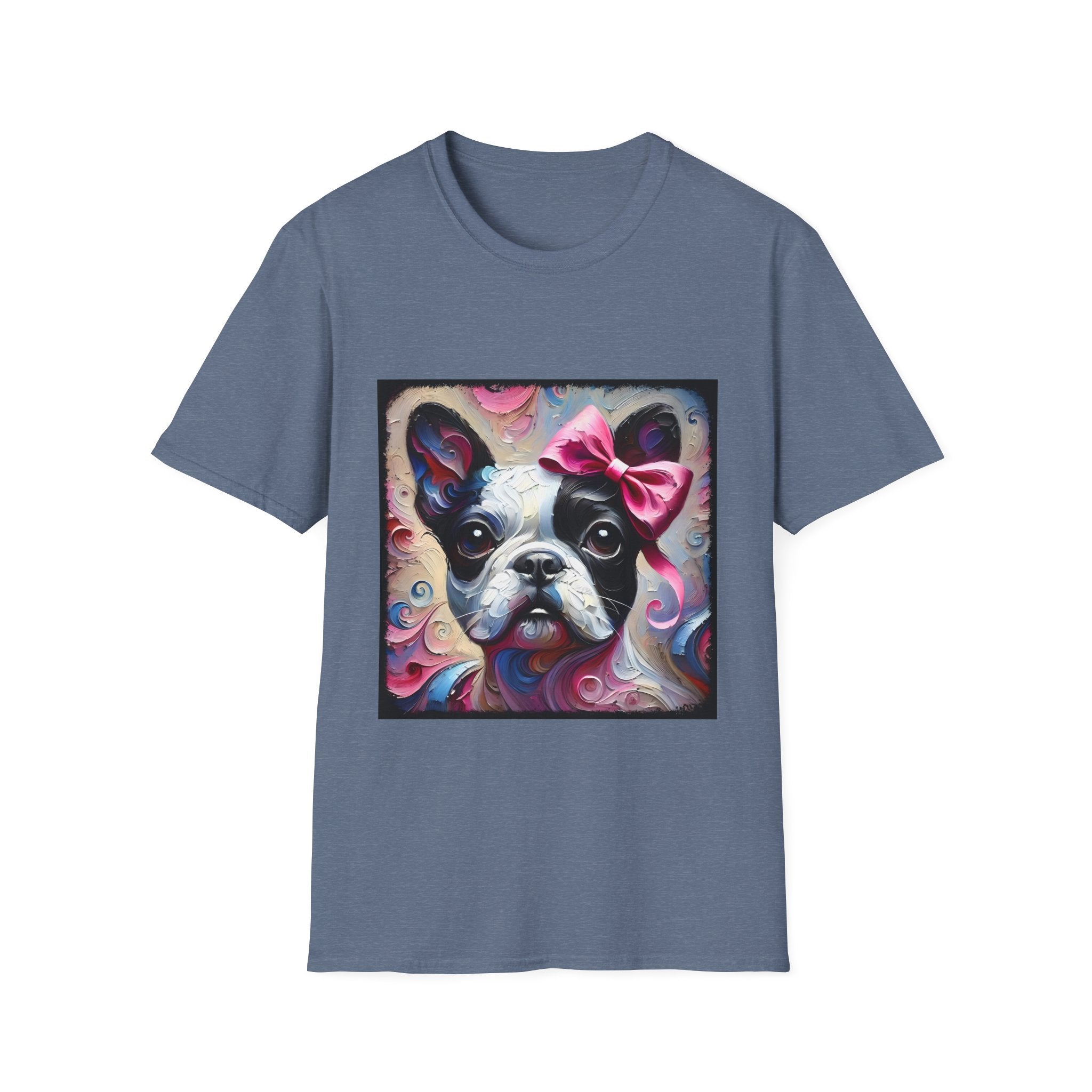 French Bulldog Textured Swirl | Unisex Dog T-Shirt