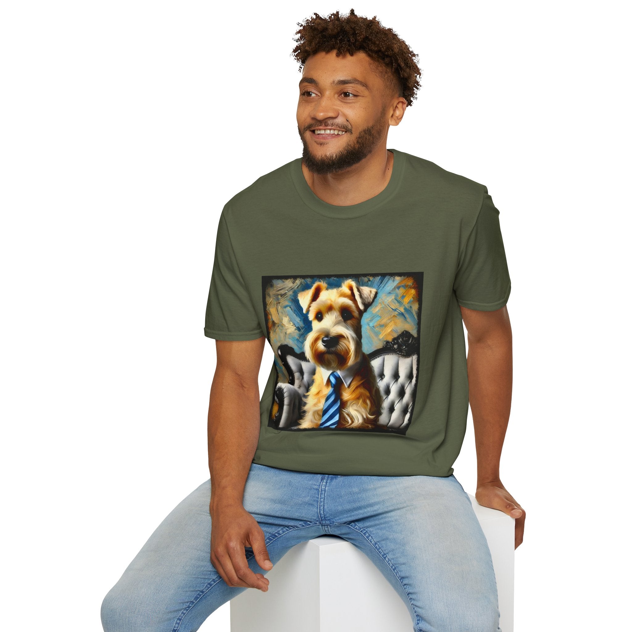 Wheaten Terrier Dapper Dawg | Unisex Dog T-Shirt