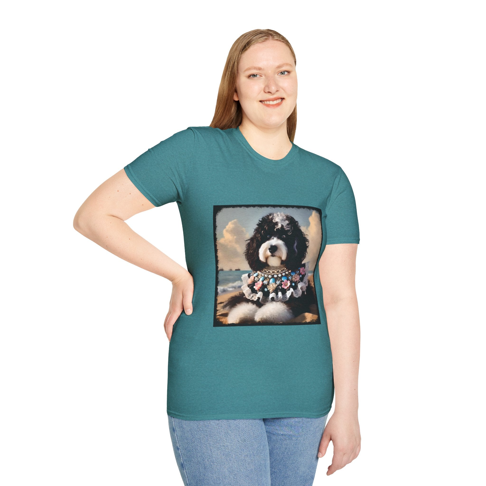 Aussiedoodle Seashell Siren | Unisex Dog T-Shirt