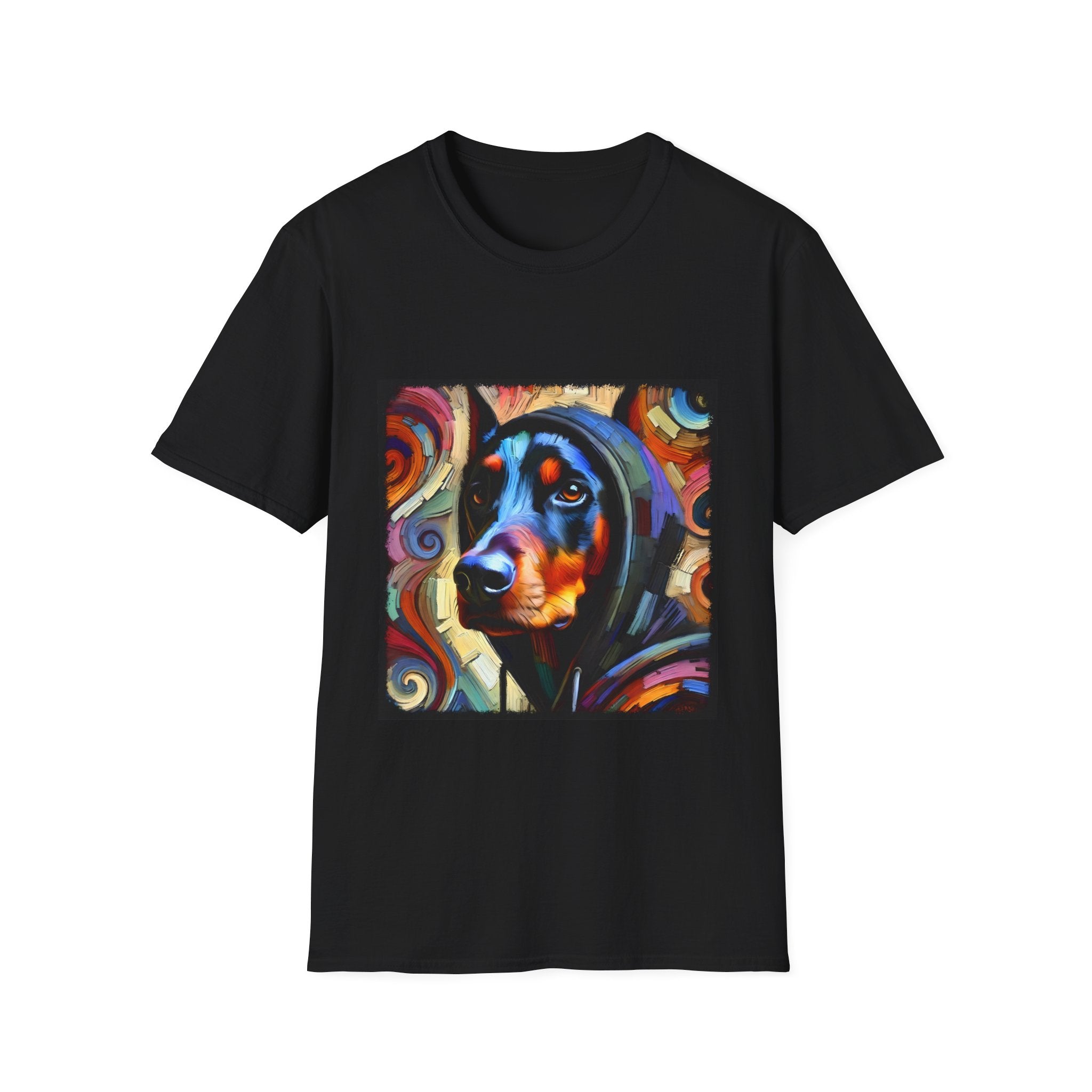 Doberman Pinscher Relaxed Swirl | Unisex Dog T-Shirt