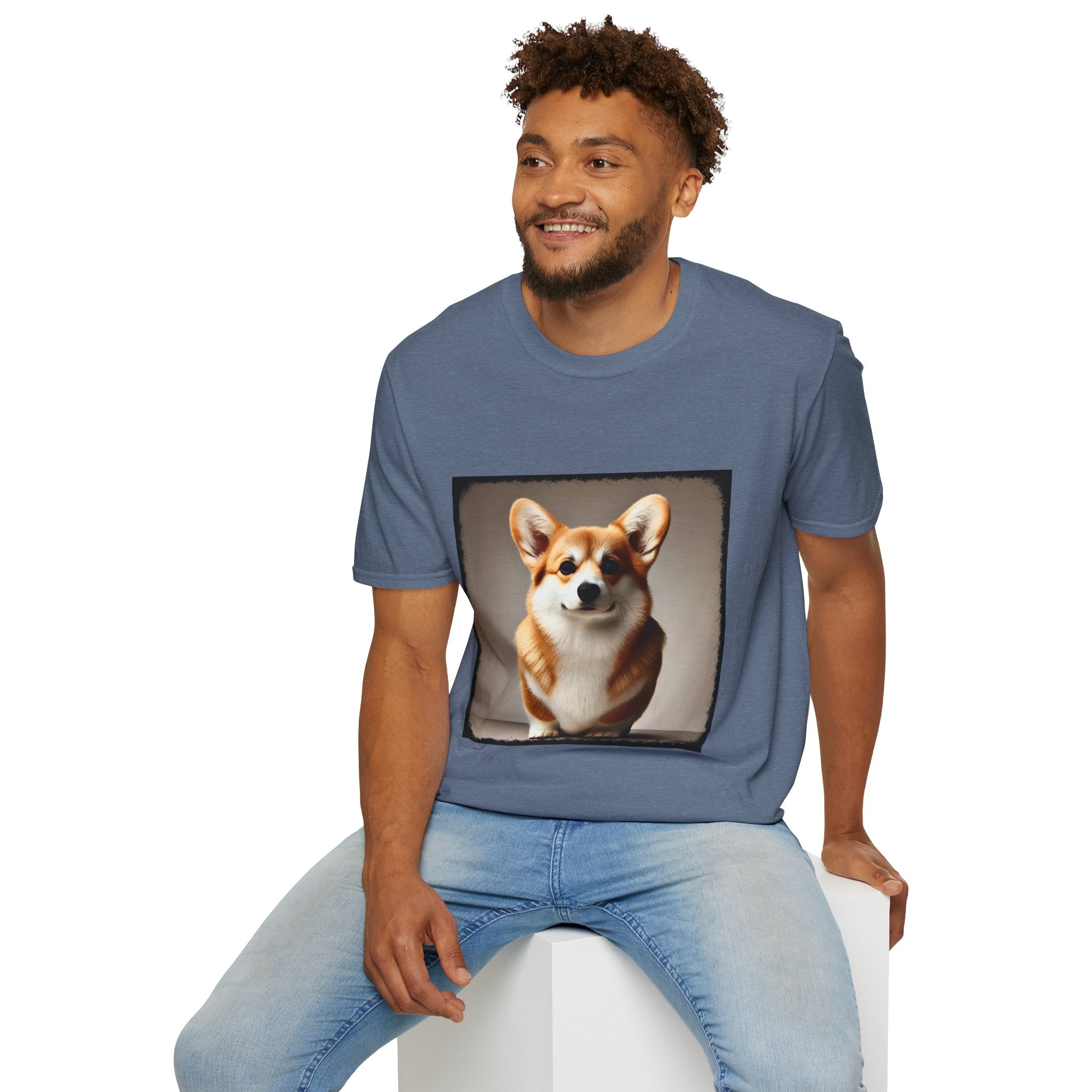 Pembroke Welsh Corgi Poised Pup | Unisex Dog T-Shirt