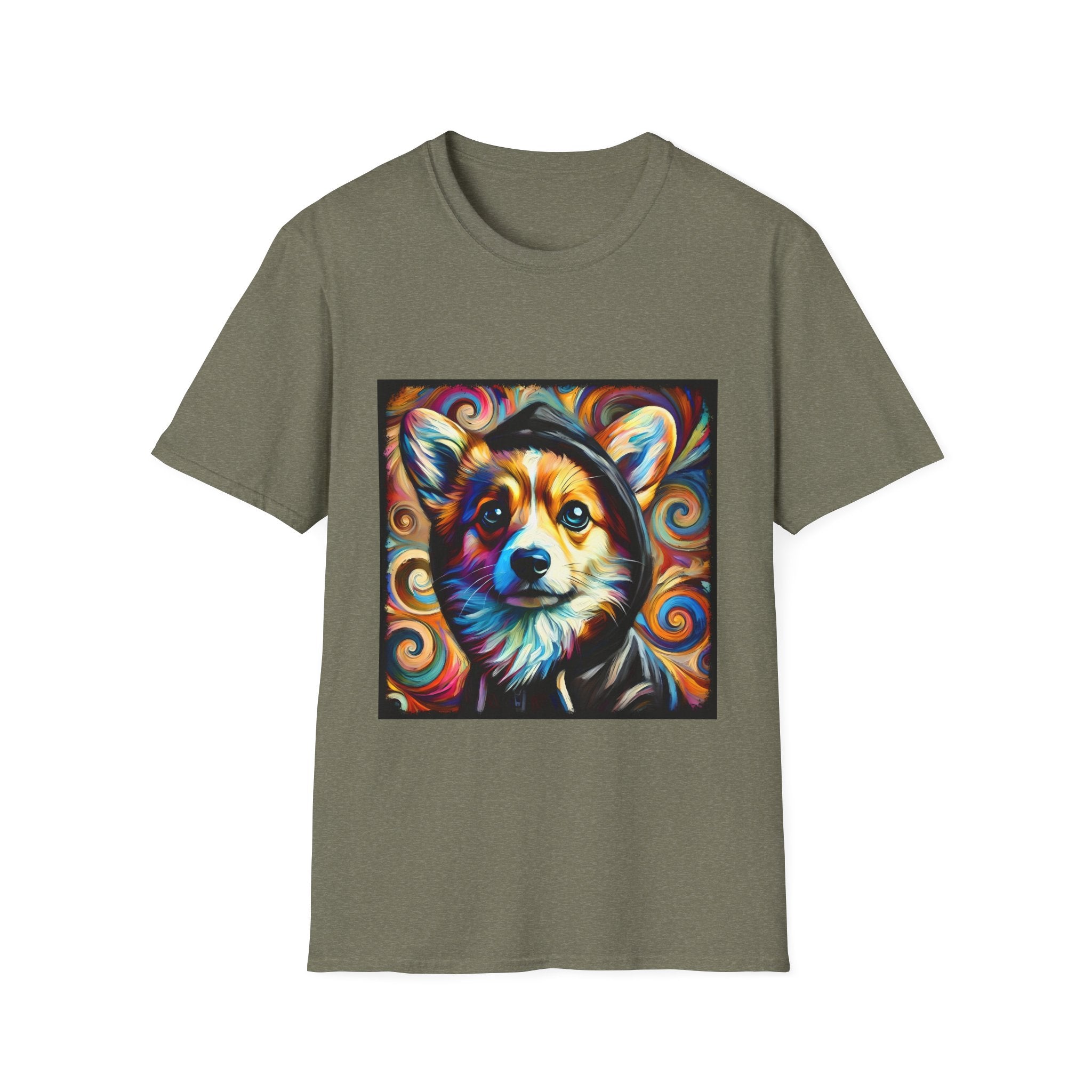 Pembroke Welsh Corgi Relaxed Swirl | Unisex Dog T-Shirt