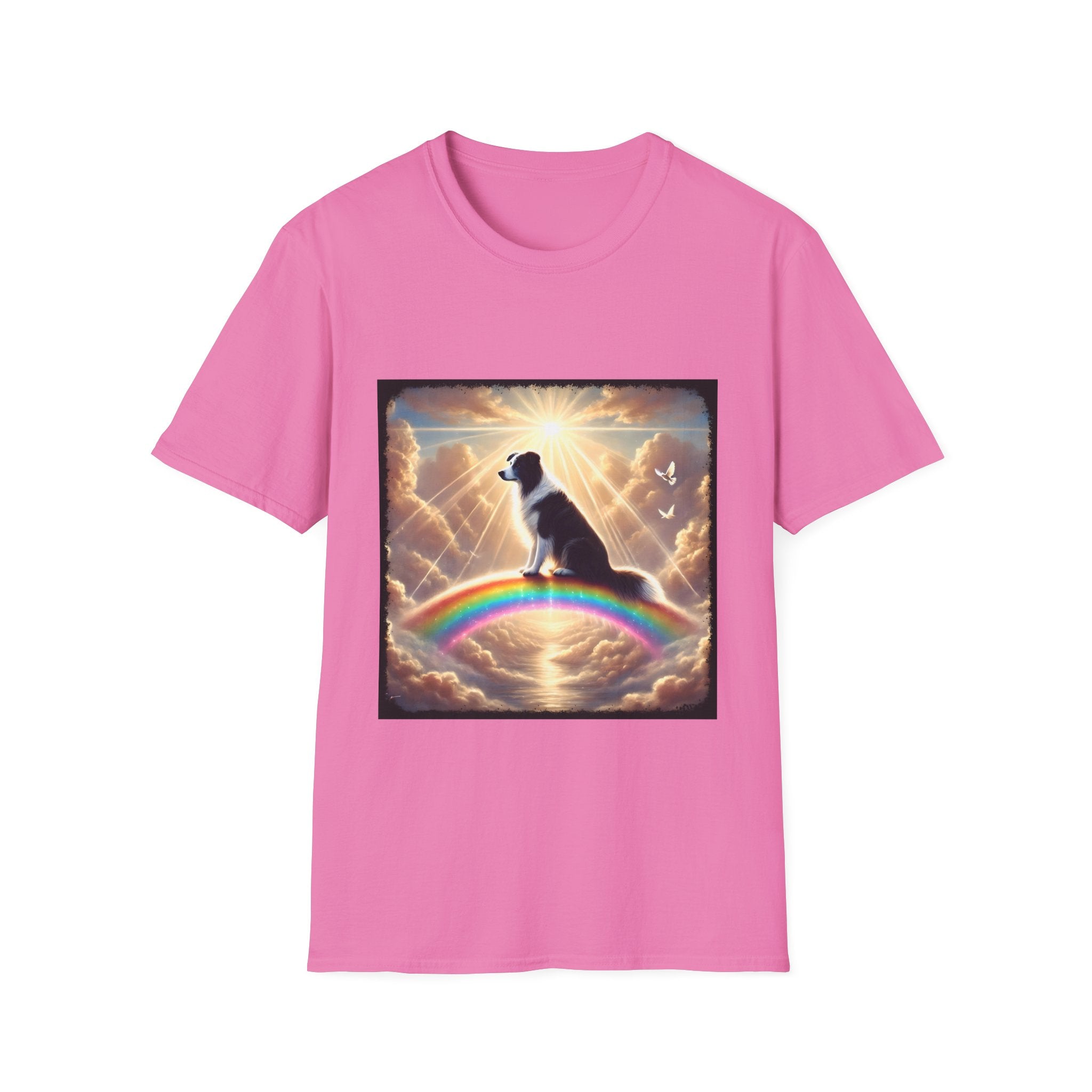 Border Collie Rainbow Bridge | Unisex Dog T-Shirt