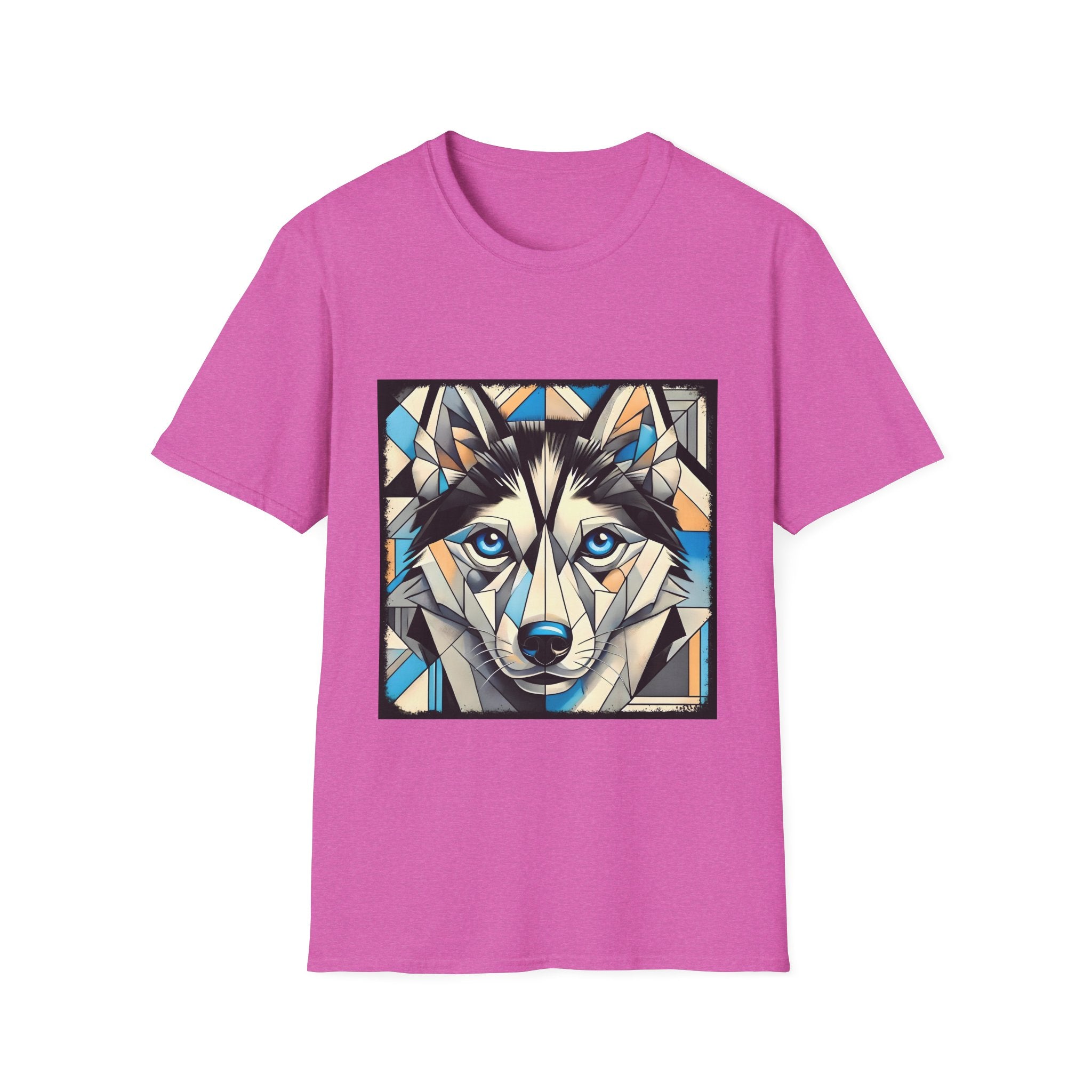 Siberian Husky Bold Geometric | Unisex Dog T-Shirt