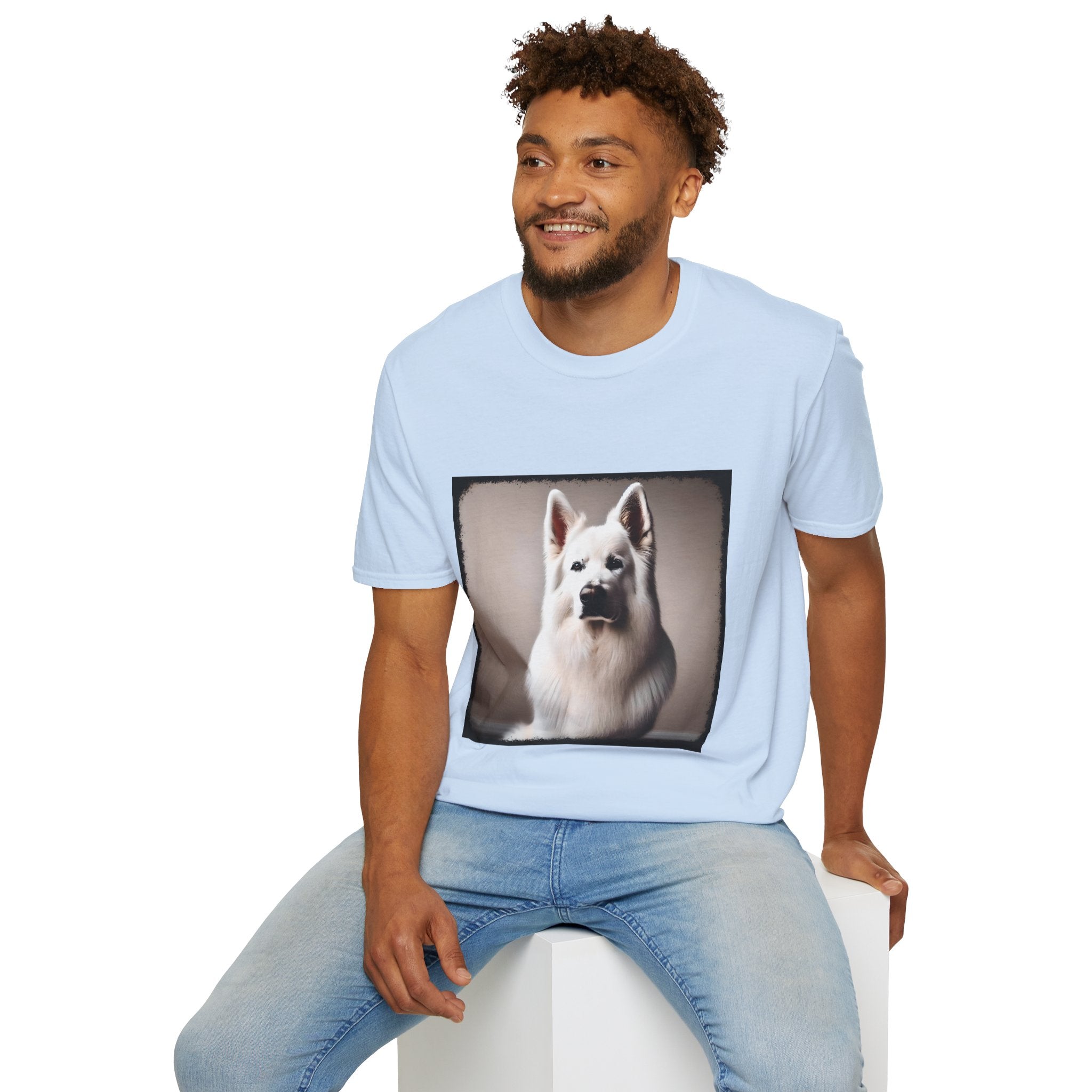 German Shepherd Pure Portrait  | Unisex Dog T-Shirt