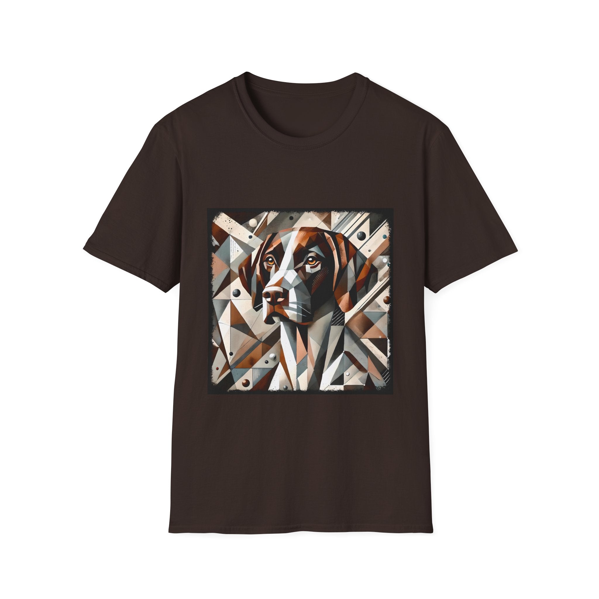 German Shorthaired Pointer Warm Geometric | Unisex Dog T-Shirt