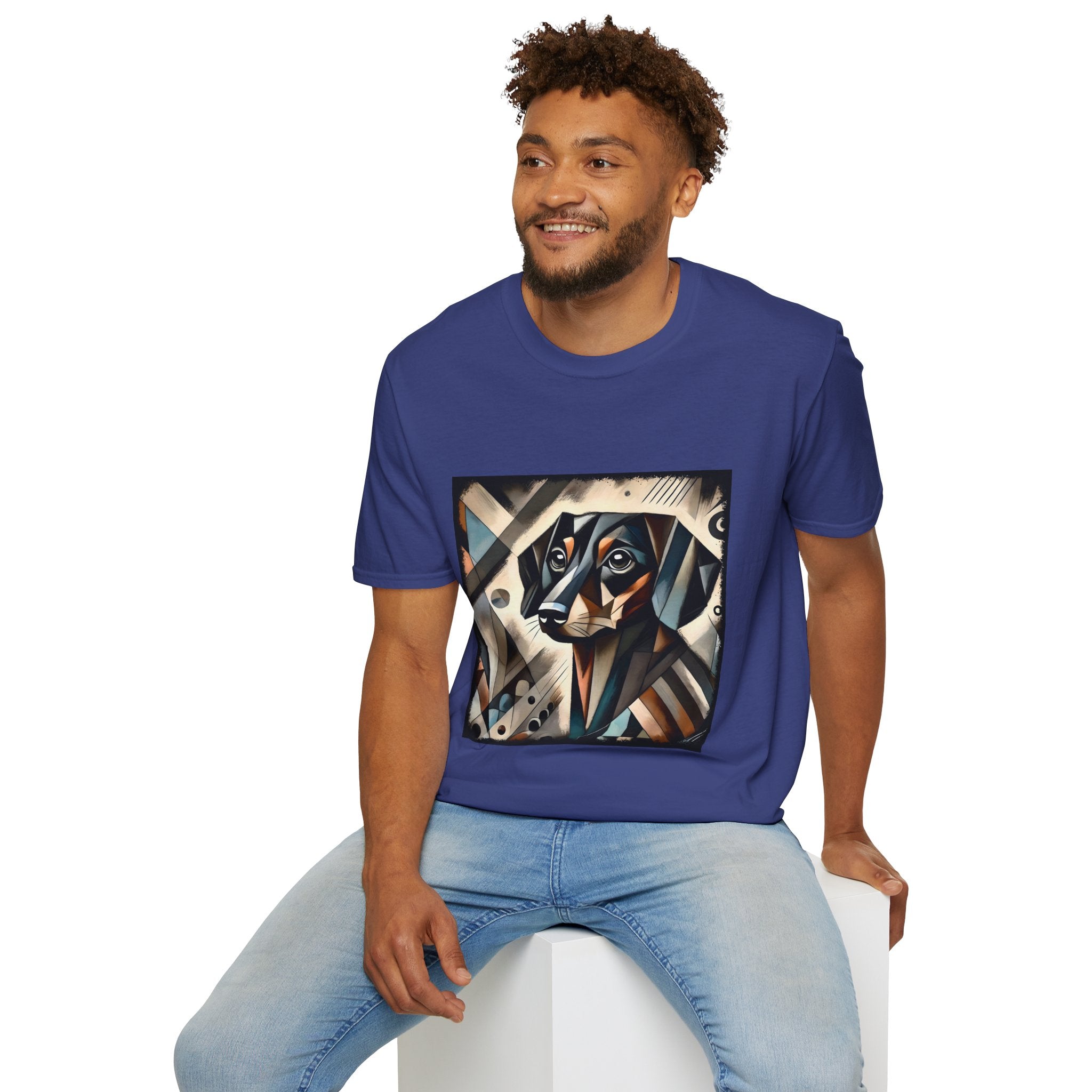 Dachshund Bold Geometric | Unisex Dog T-Shirt