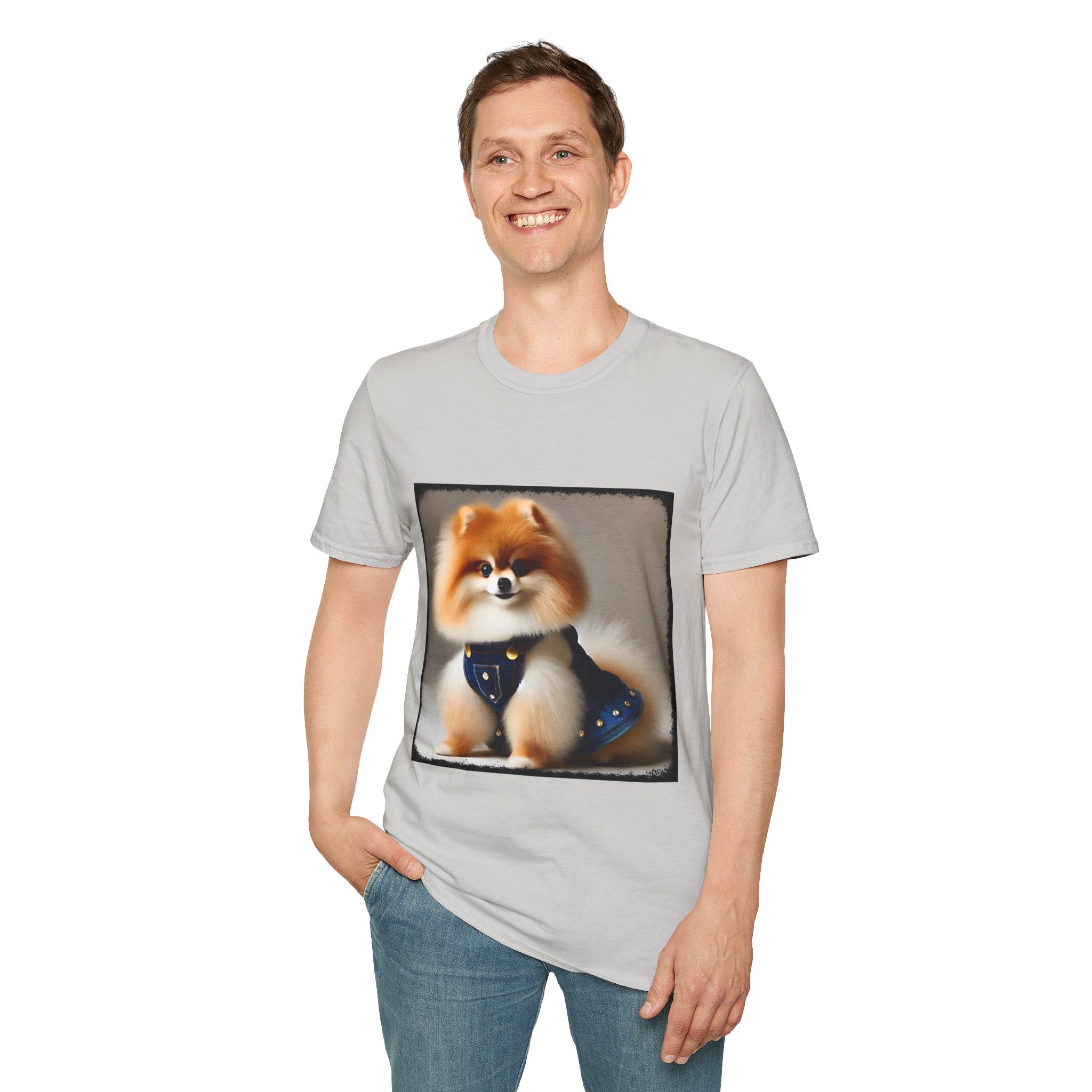 Pomeranian Jean Dream | Unisex Dog T-Shirt