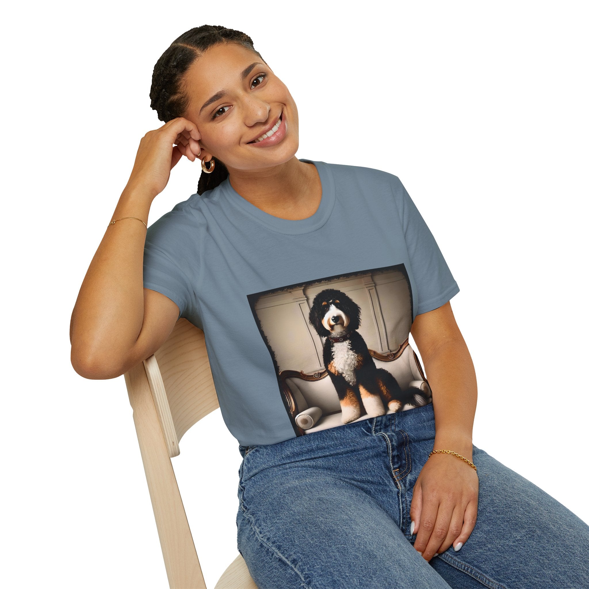 Bernedoodle Poised Posh | Unisex Dog T-Shirt