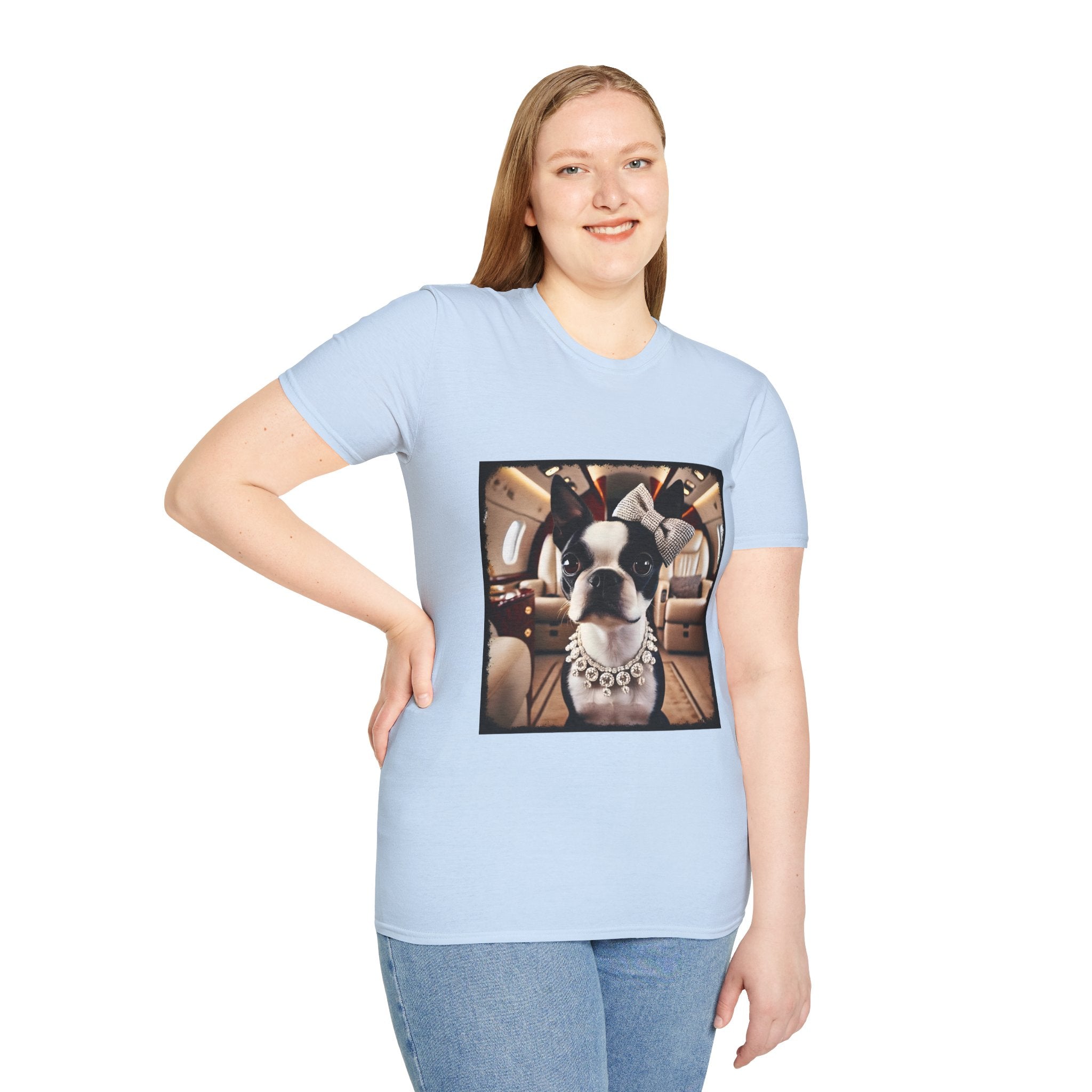 Boston Terrier Jet Setter | Unisex Dog T-Shirt