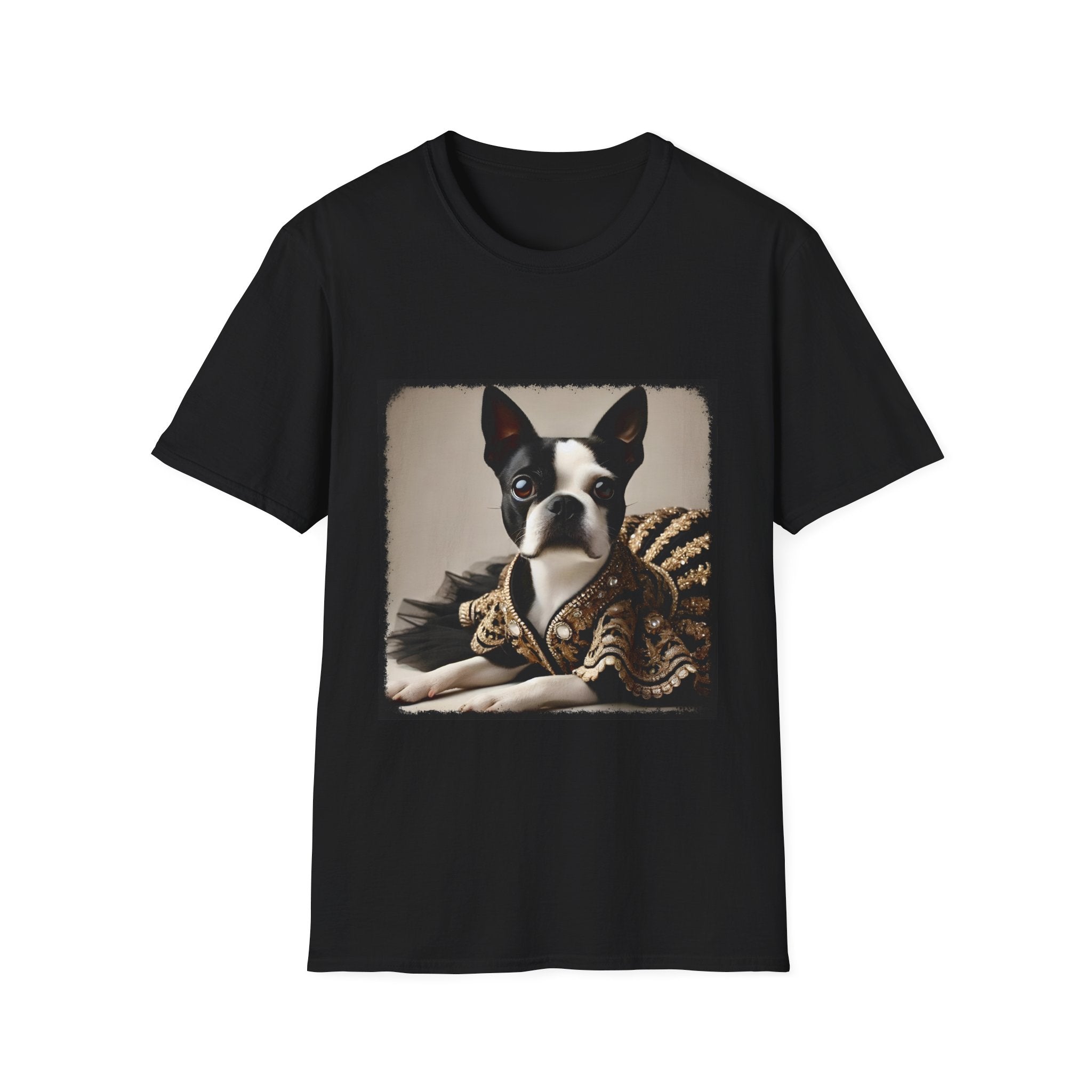 Boston Terrier Brocade Babe | Unisex Dog T-Shirt