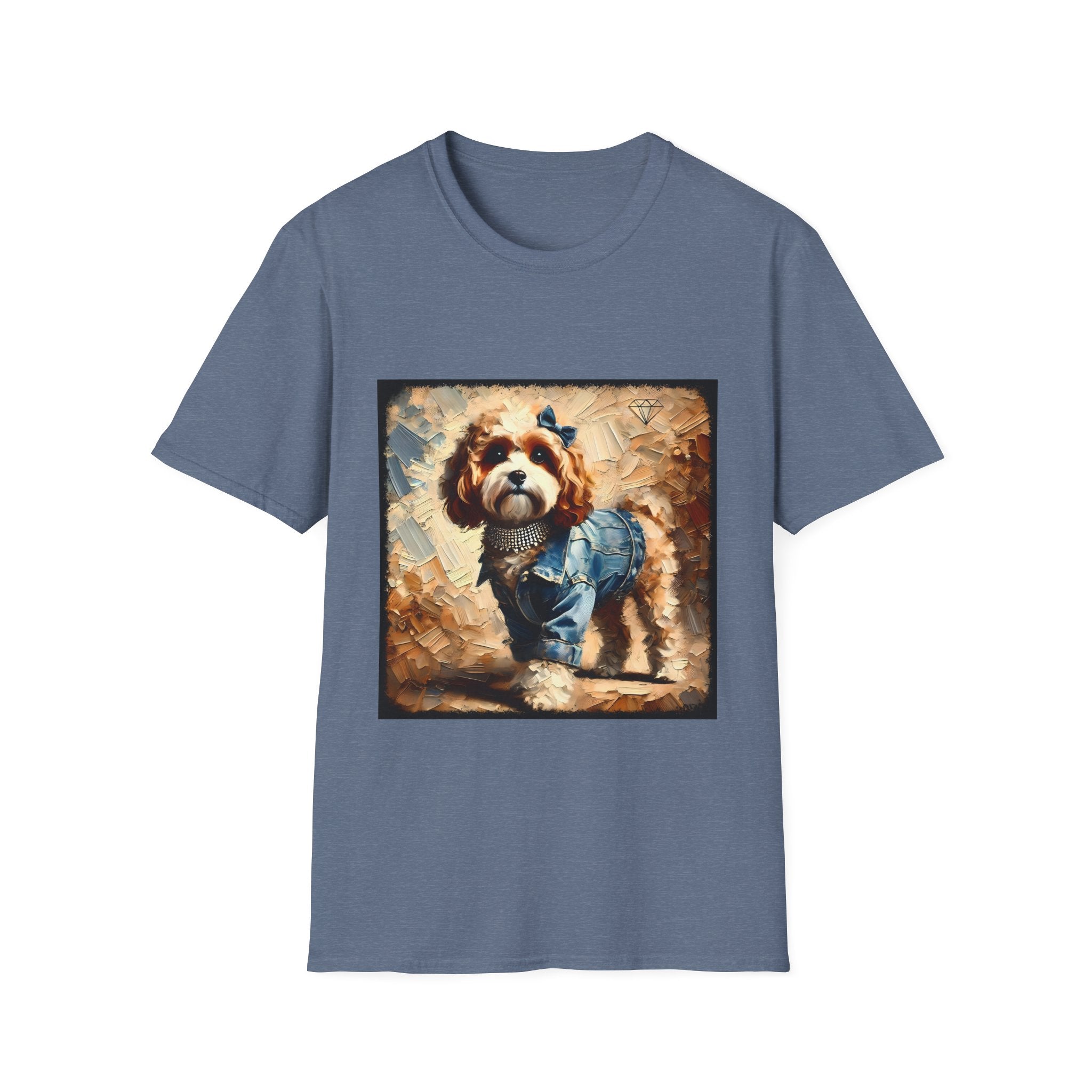 Cavapoo Denim Diva Classic | Unisex Dog T-Shirt
