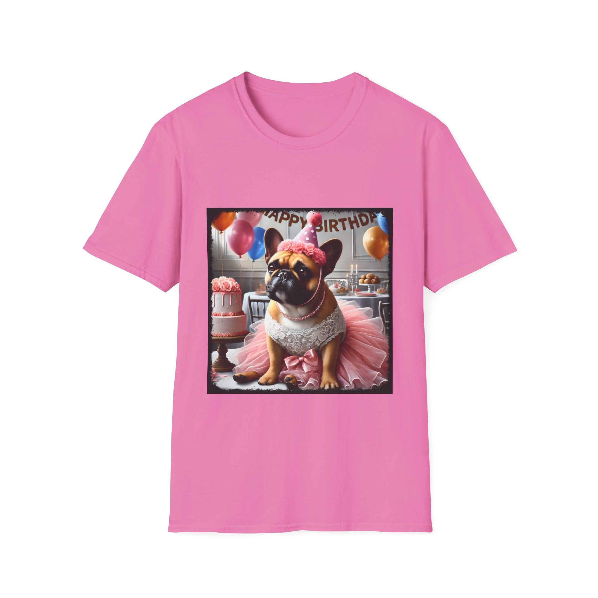 French Bulldog Birthday Girl | Unisex Dog T-Shirt