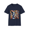 Boston Terrier Bowtie Swirl | Unisex Dog T-Shirt