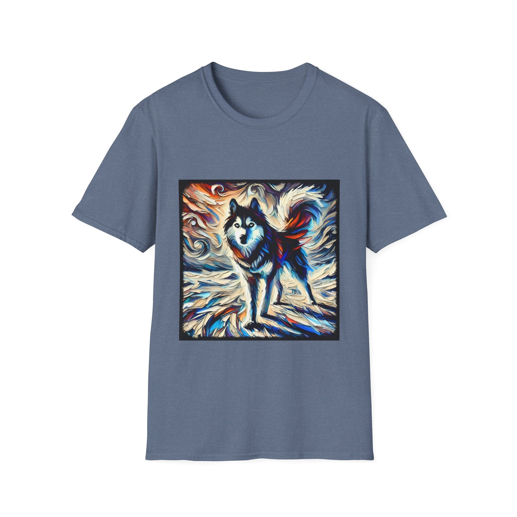 Siberian Husky Vivid Dream Swirl | Unisex Dog T-Shirt