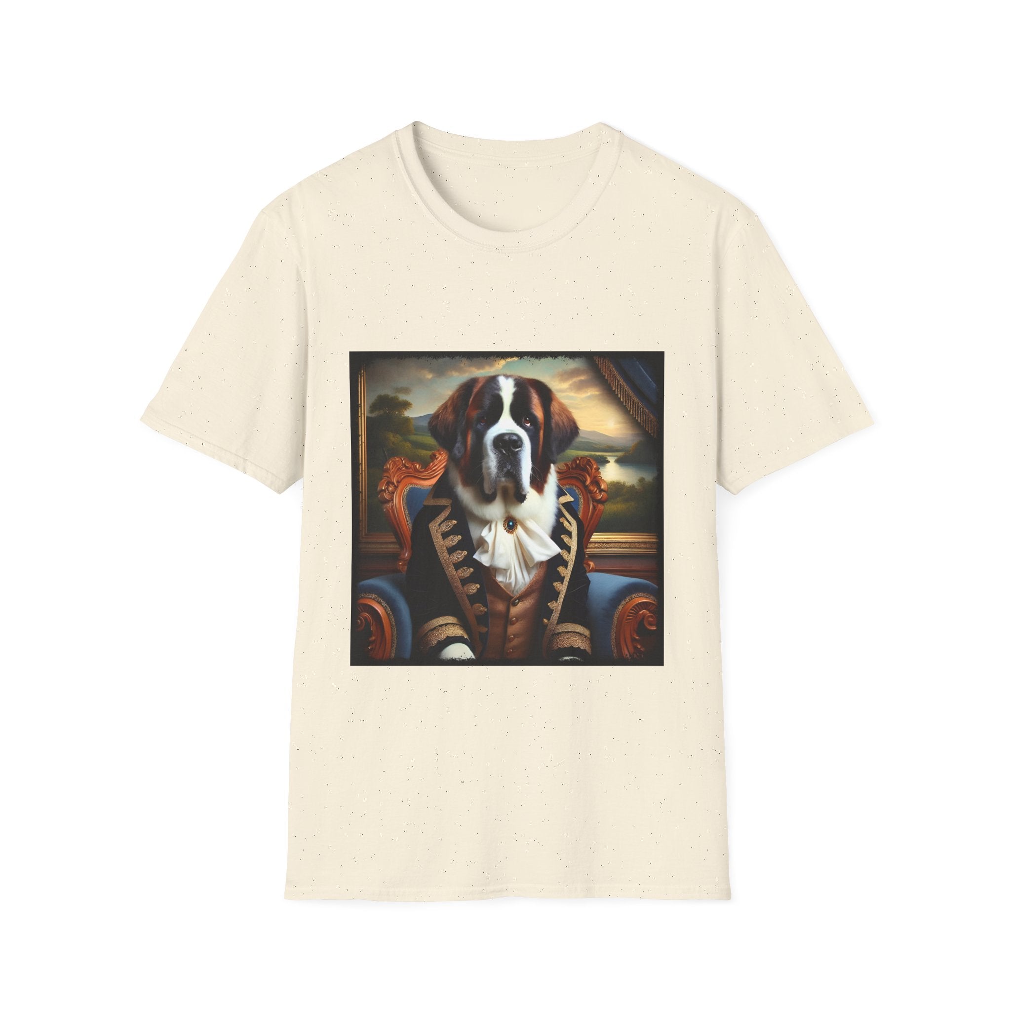 Saint Bernard Dashing Duke | Unisex Dog T-Shirt