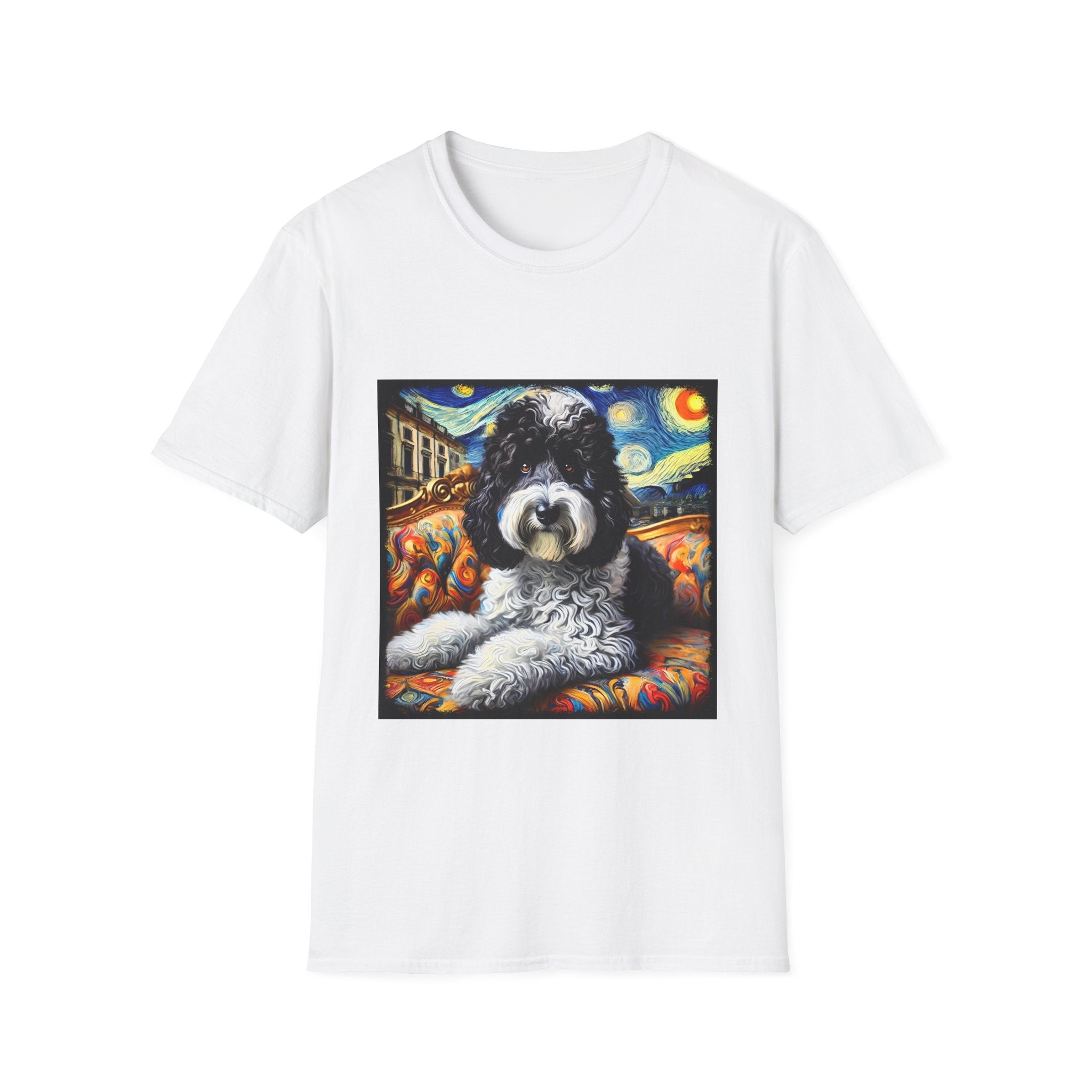 Sheepadoodle Starry Swirl | Unisex Dog T-Shirt