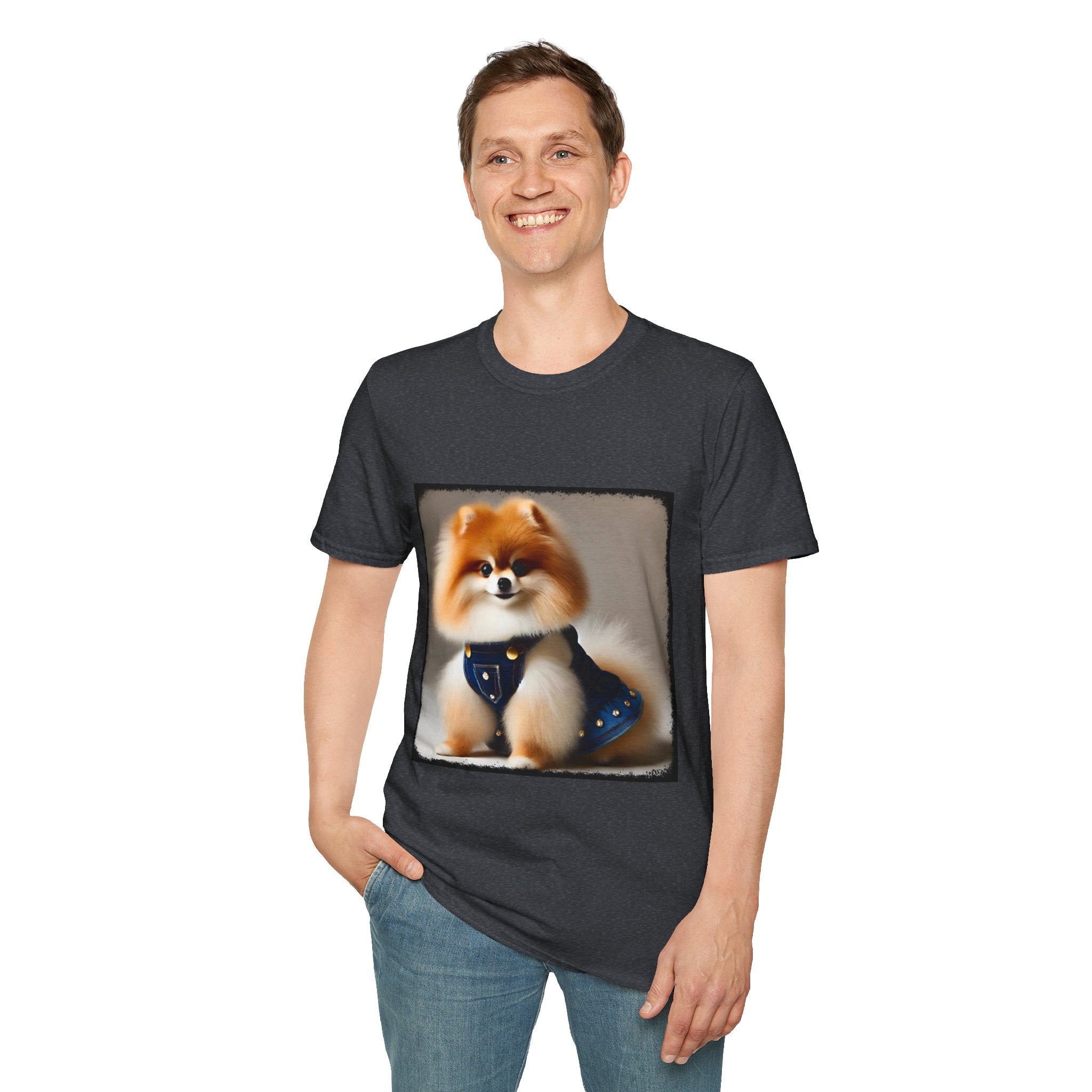 Pomeranian Jean Dream | Unisex Dog T-Shirt