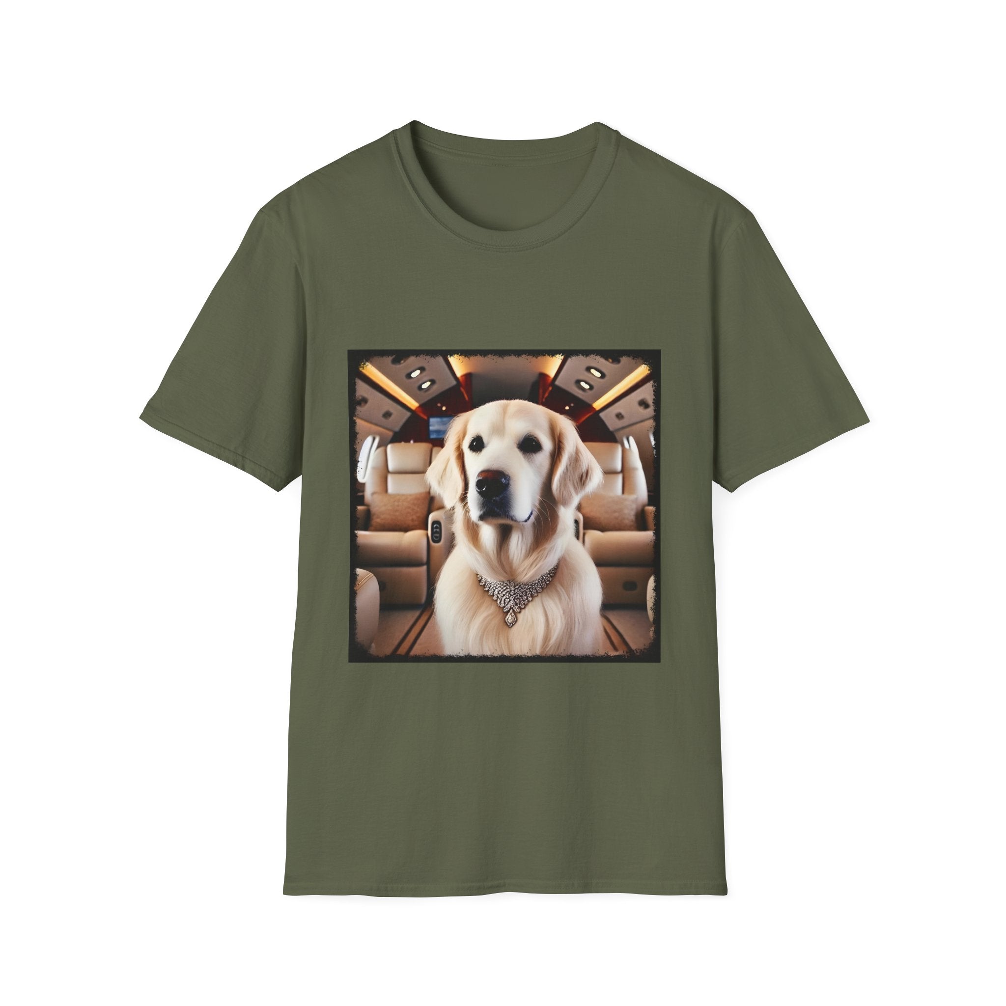 Golden Retriever Jet Setter | Unisex Dog T-Shirt