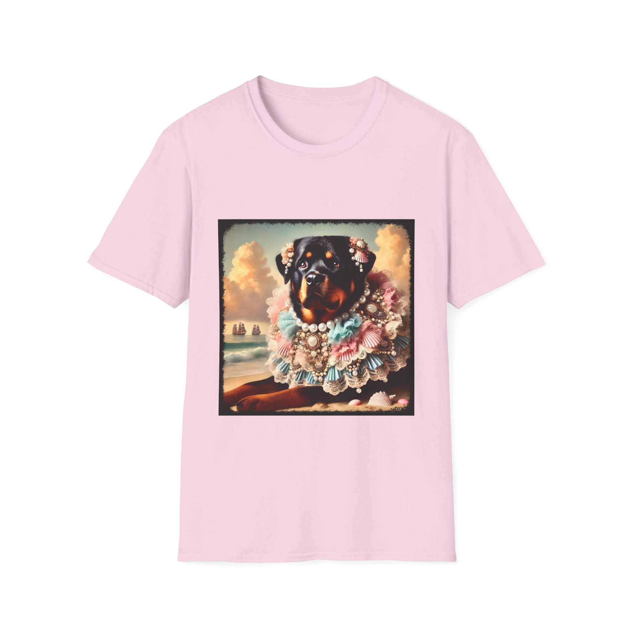 Rottweiler Beach Beauty | Unisex Dog T-Shirt