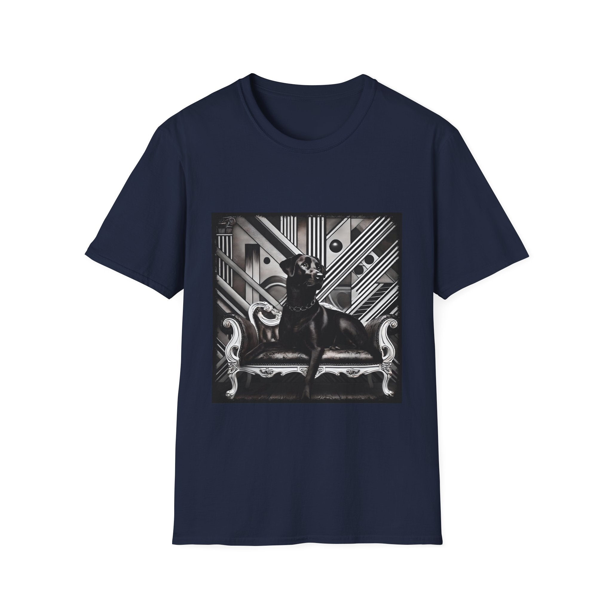 Labrador Retriever B&W Rebel | Unisex Dog T-Shirt