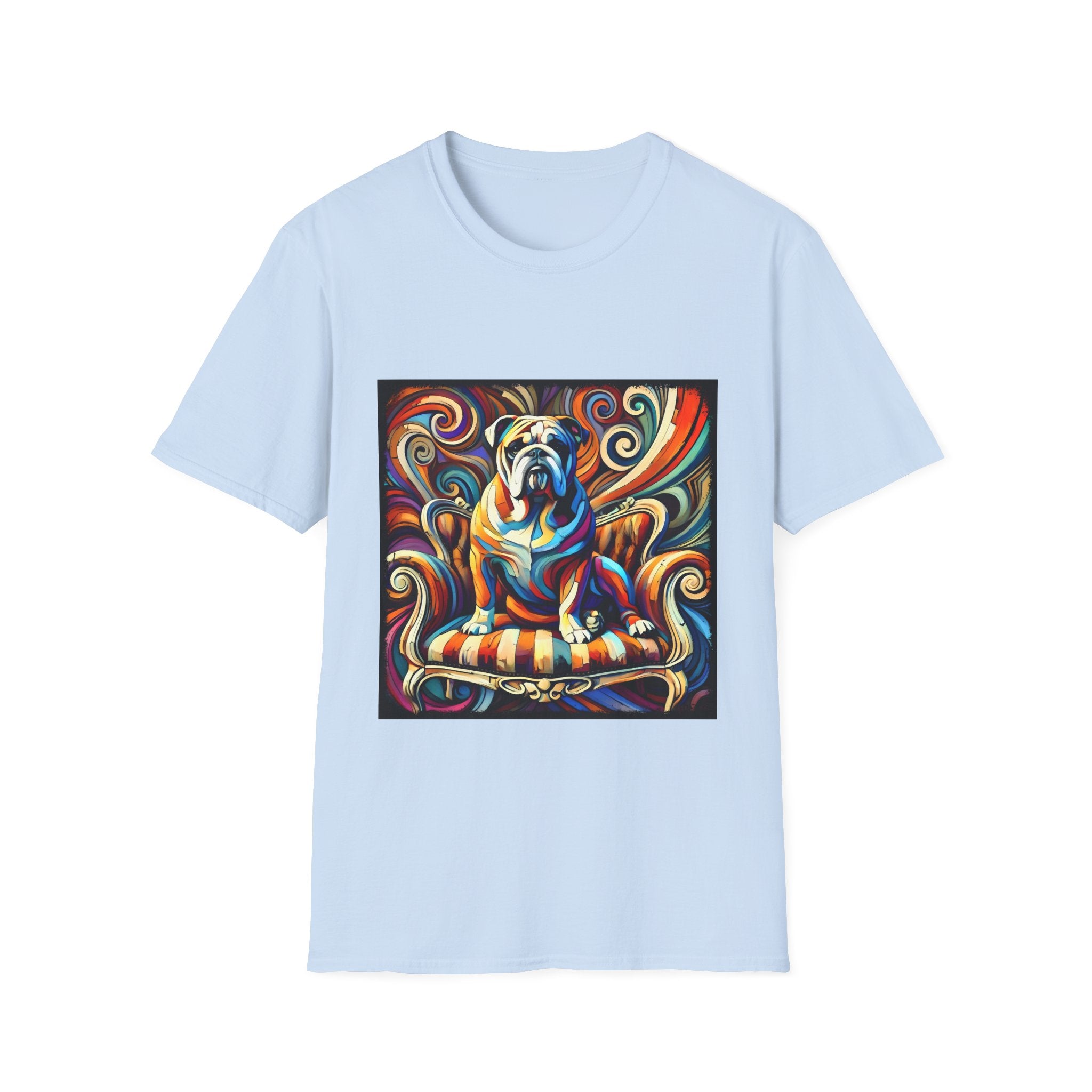 Bulldog Bold Swirl | Unisex Dog T-Shirt