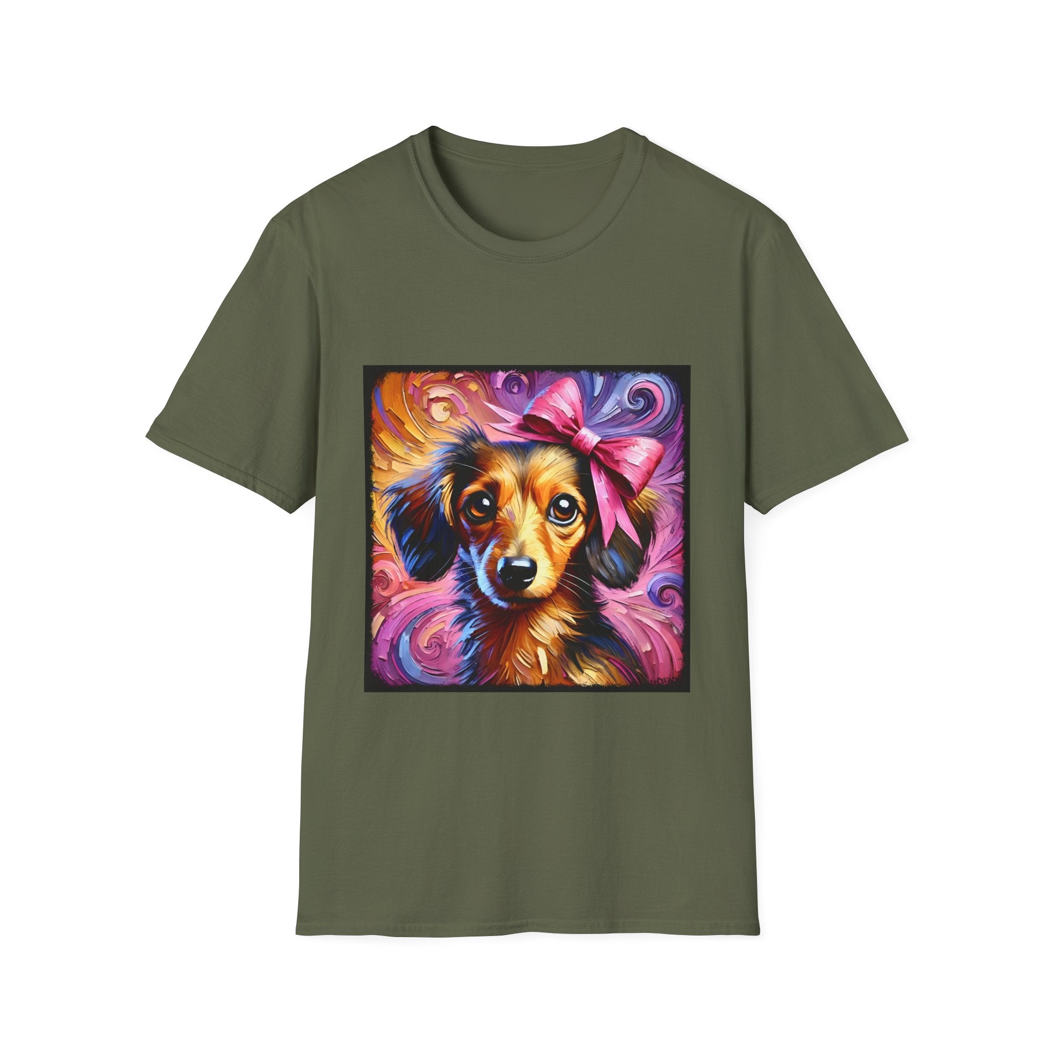 Dachshund Beautiful Swirl | Unisex Dog T-Shirt