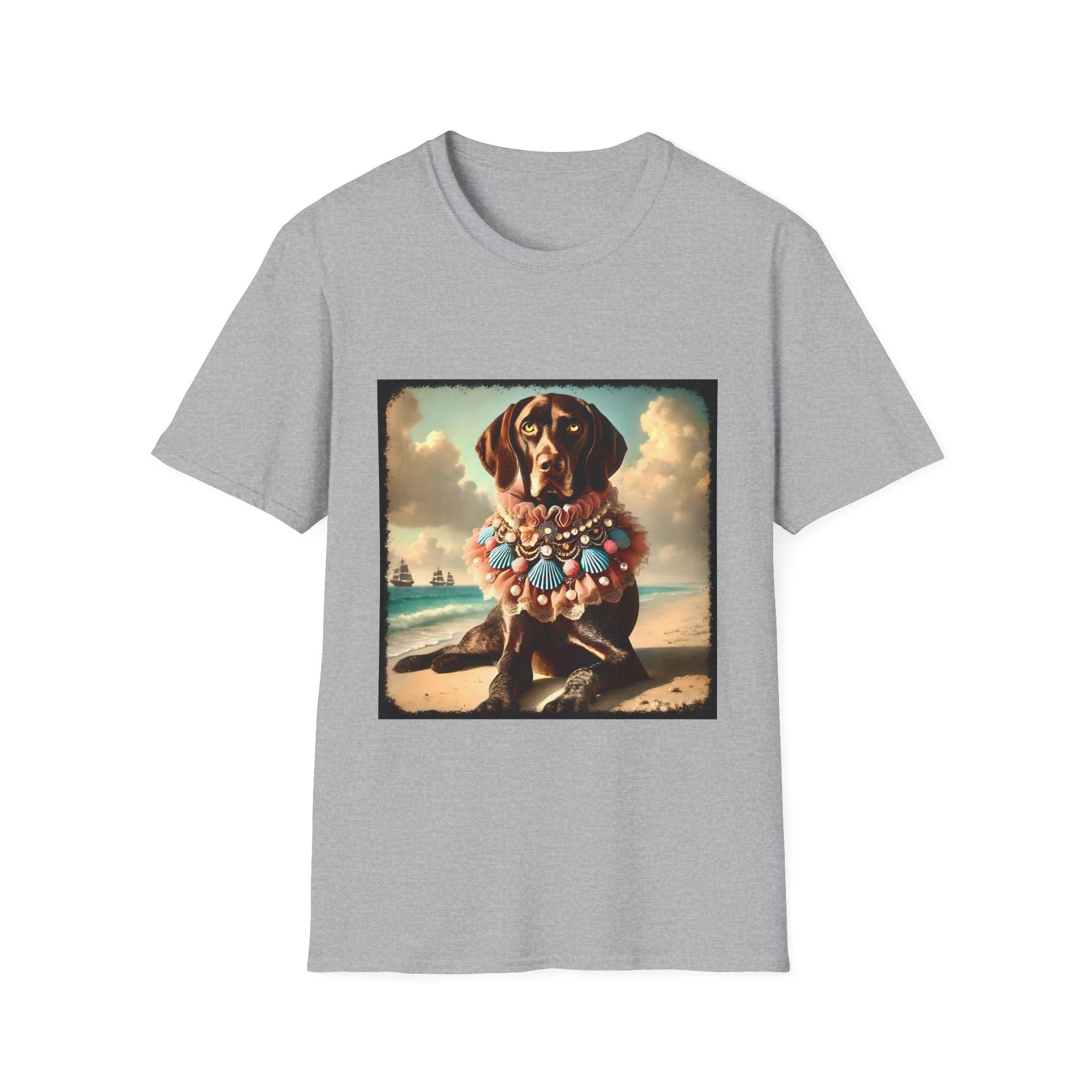 German Shorthaired Pointer Beach Babe | Unisex Dog T-Shirt