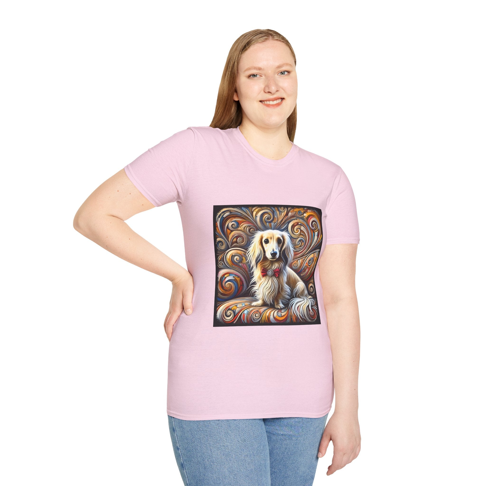 Dachshund Blissful Swirl | Unisex Dog T-Shirt