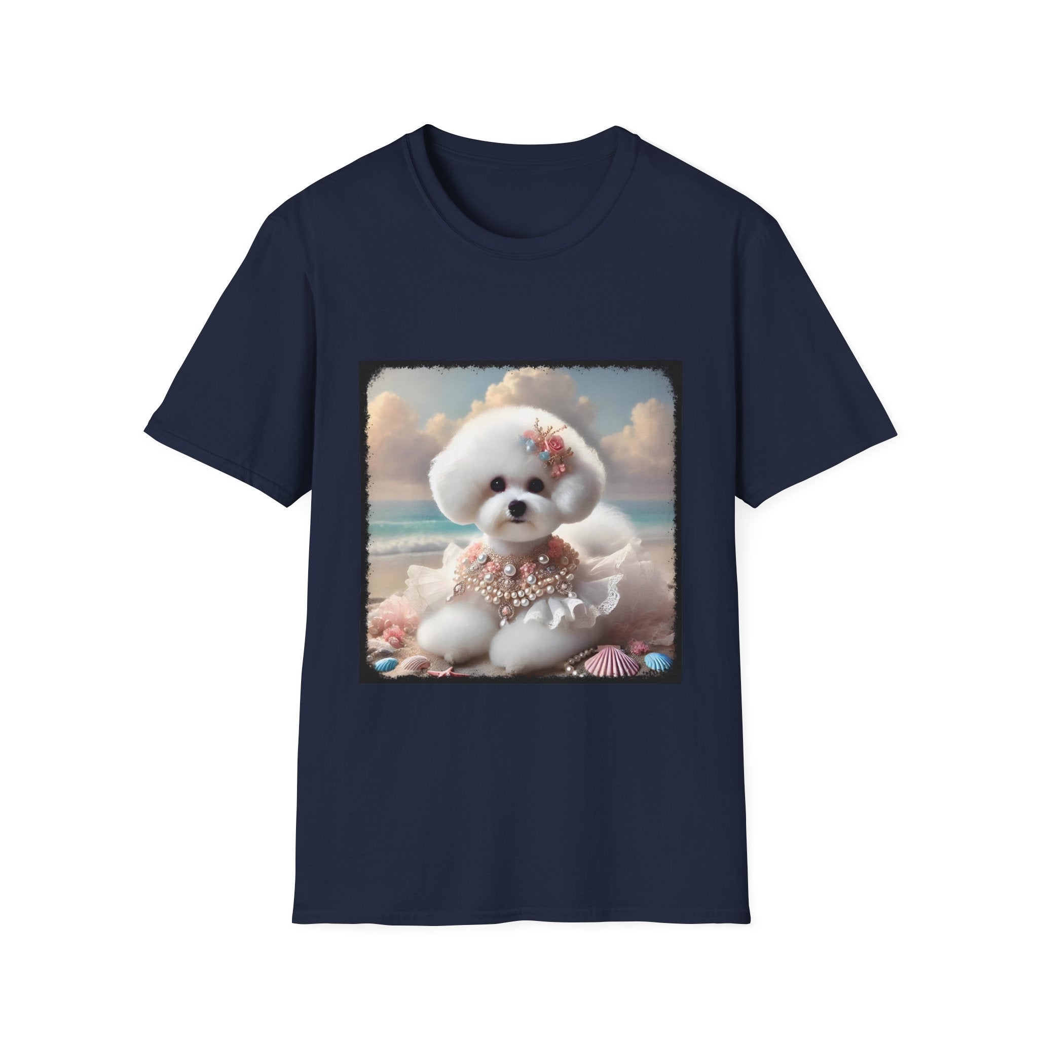 Bichon Frise Beach Beauty | Unisex Dog T-Shirt