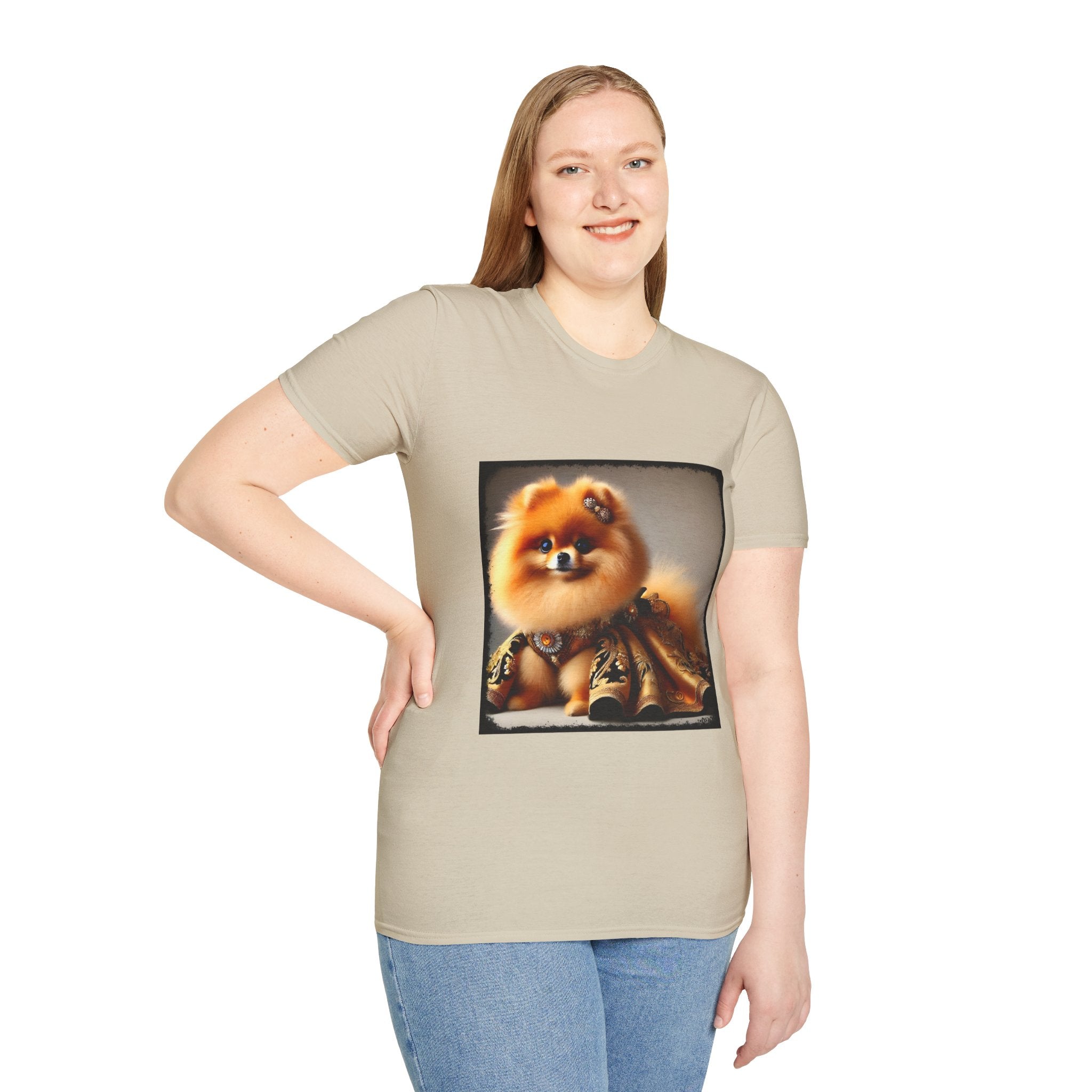 Pomeranian Golden Gal | Unisex Dog T-Shirt