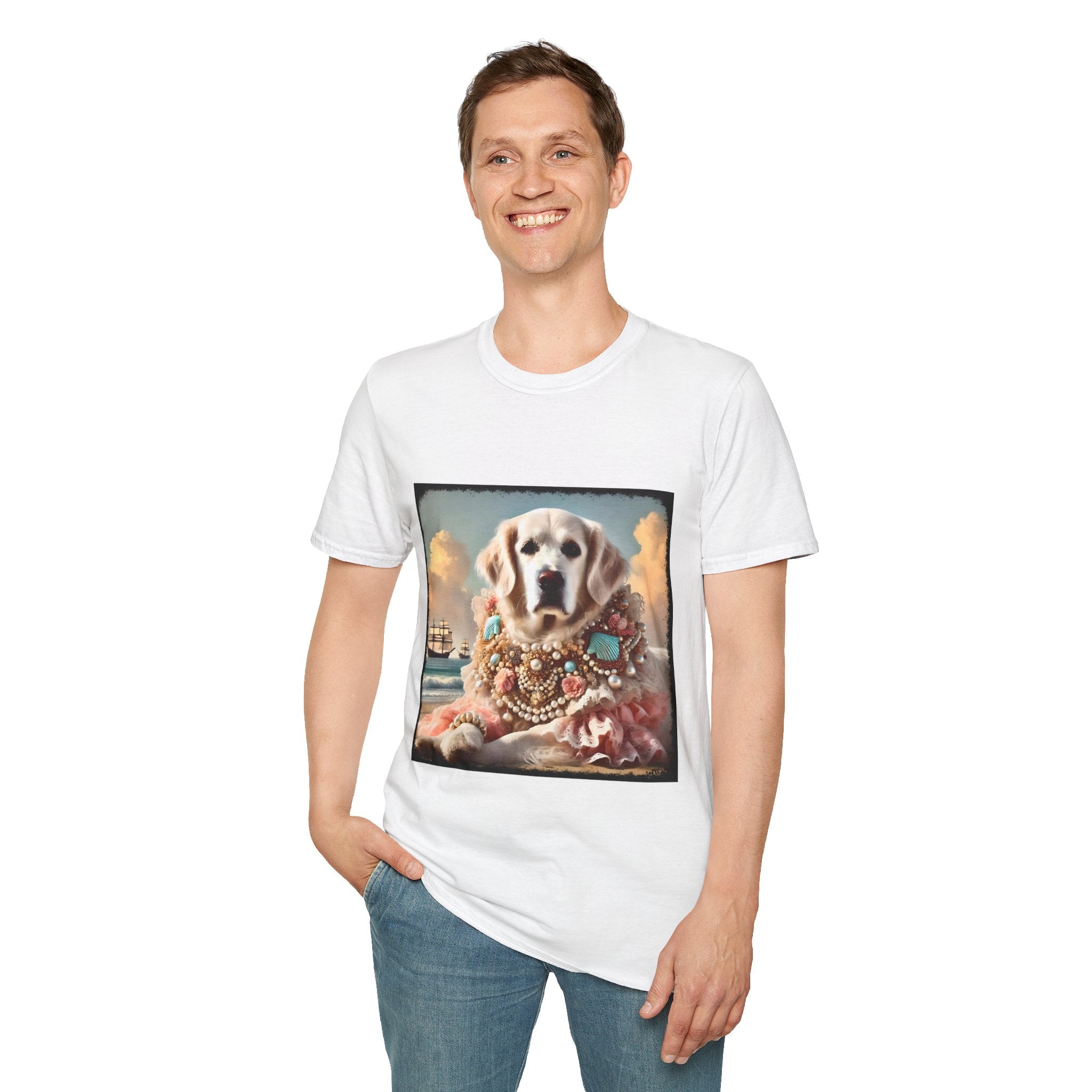 Golden Retriever Beach Beauty | Unisex Dog T-Shirt