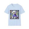 Bichon Frise Electric Swirl | Unisex Dog T-Shirt