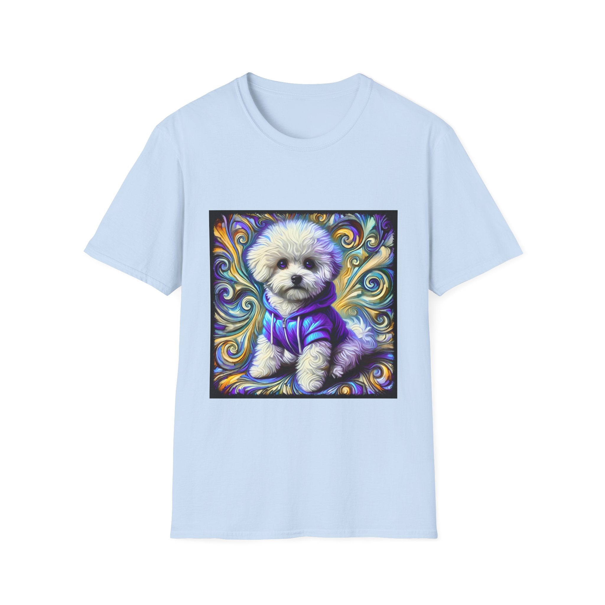 Bichon Frise Electric Swirl | Unisex Dog T-Shirt