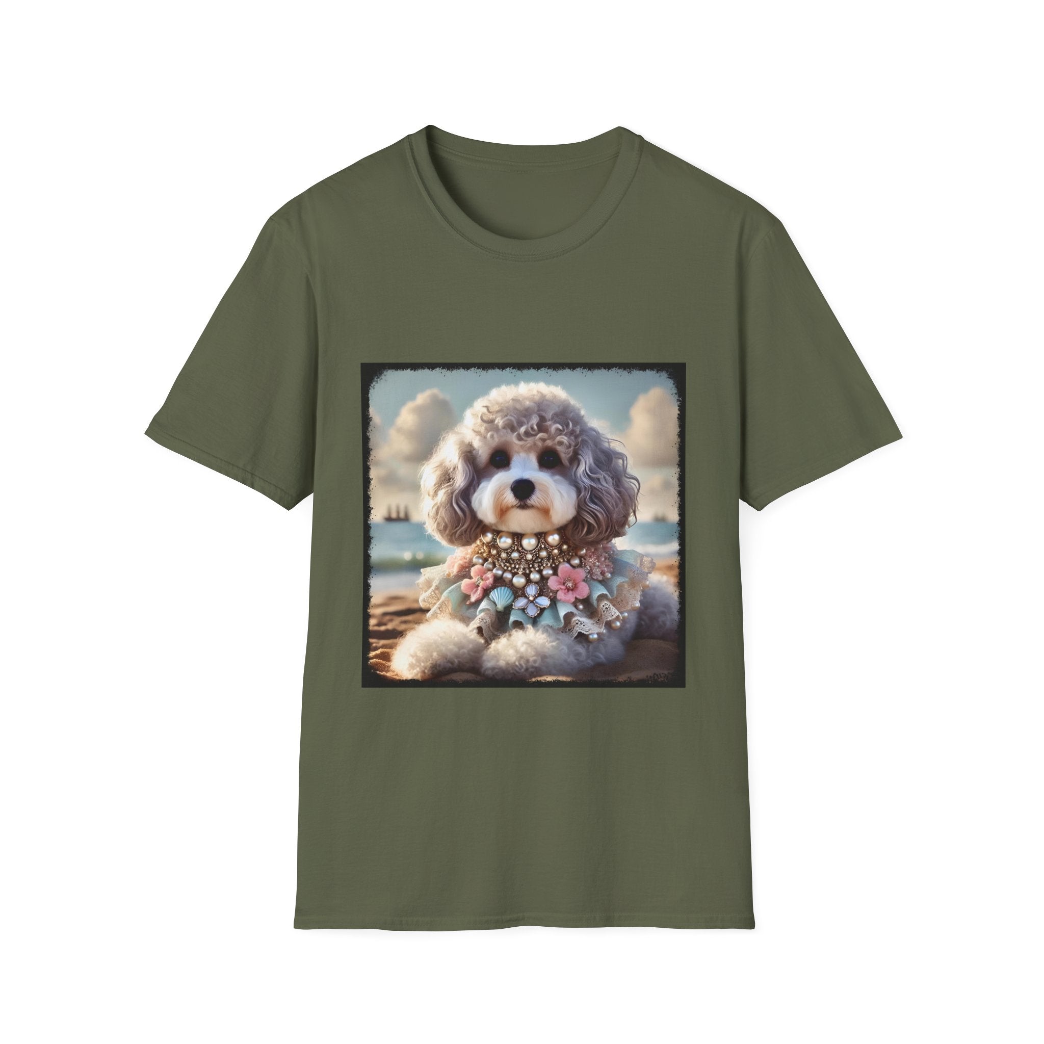 Poodle Silver Siren | Unisex Dog T-Shirt