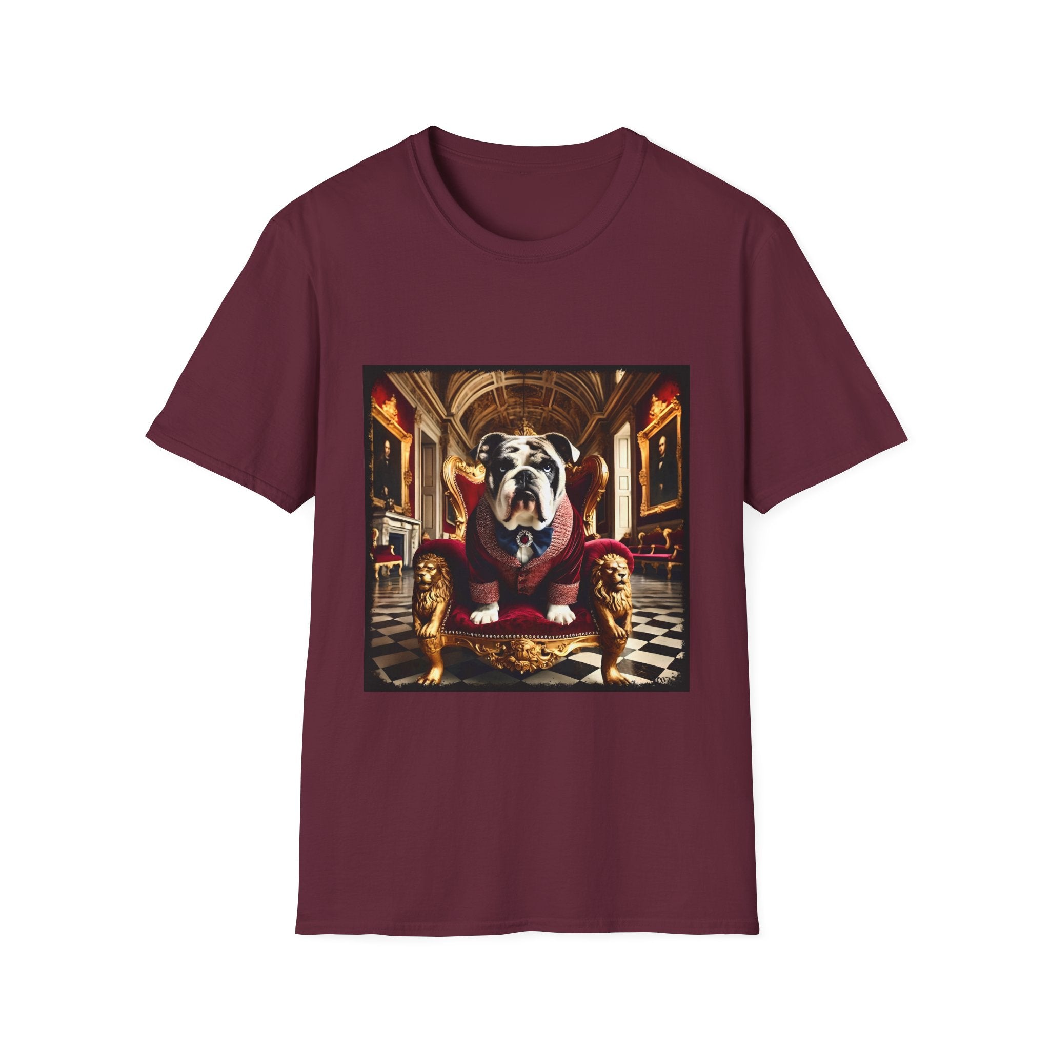 Bulldog Crimson King | Unisex Dog T-Shirt