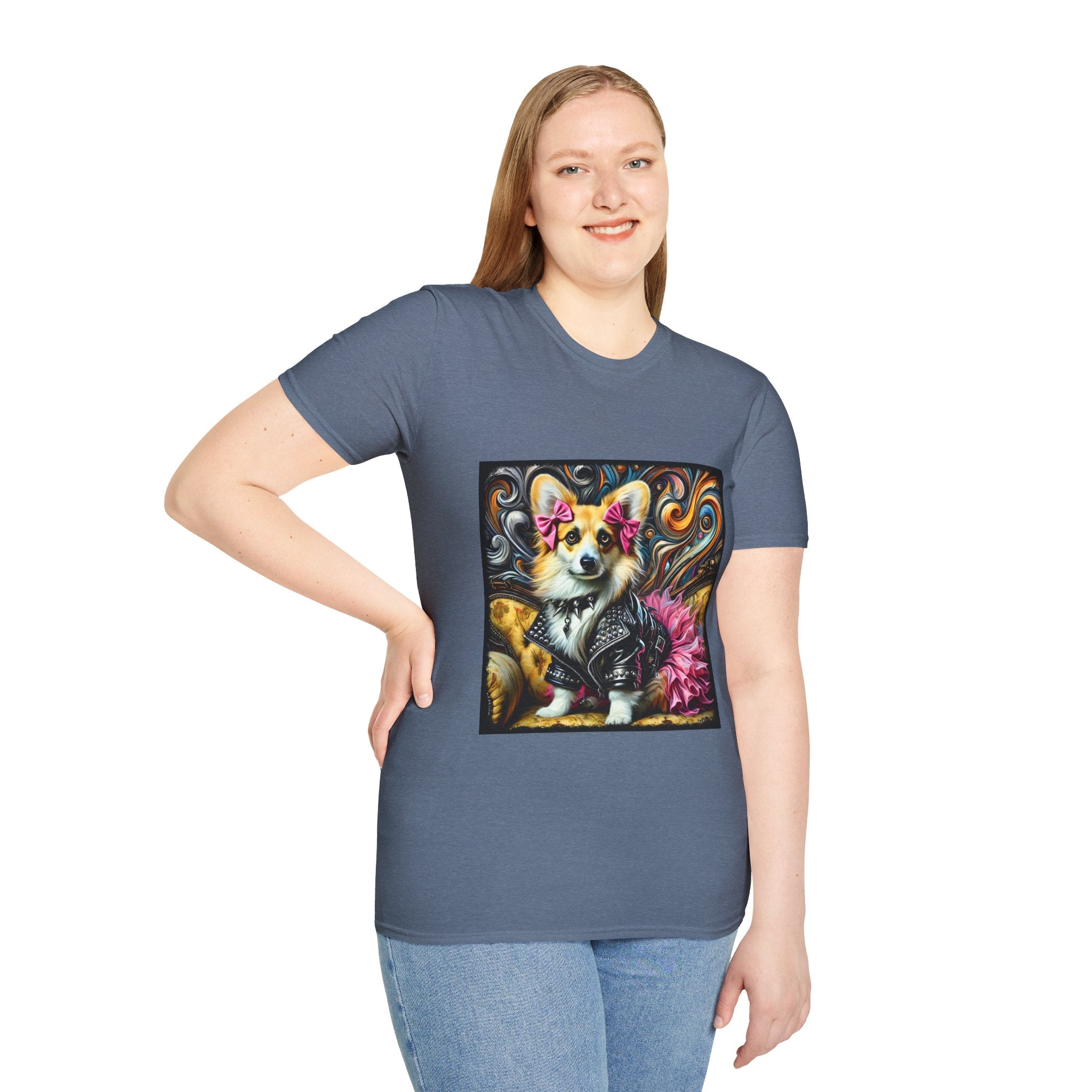 Pembroke Welsh Corgi Rock Swirl | Unisex Dog T-Shirt