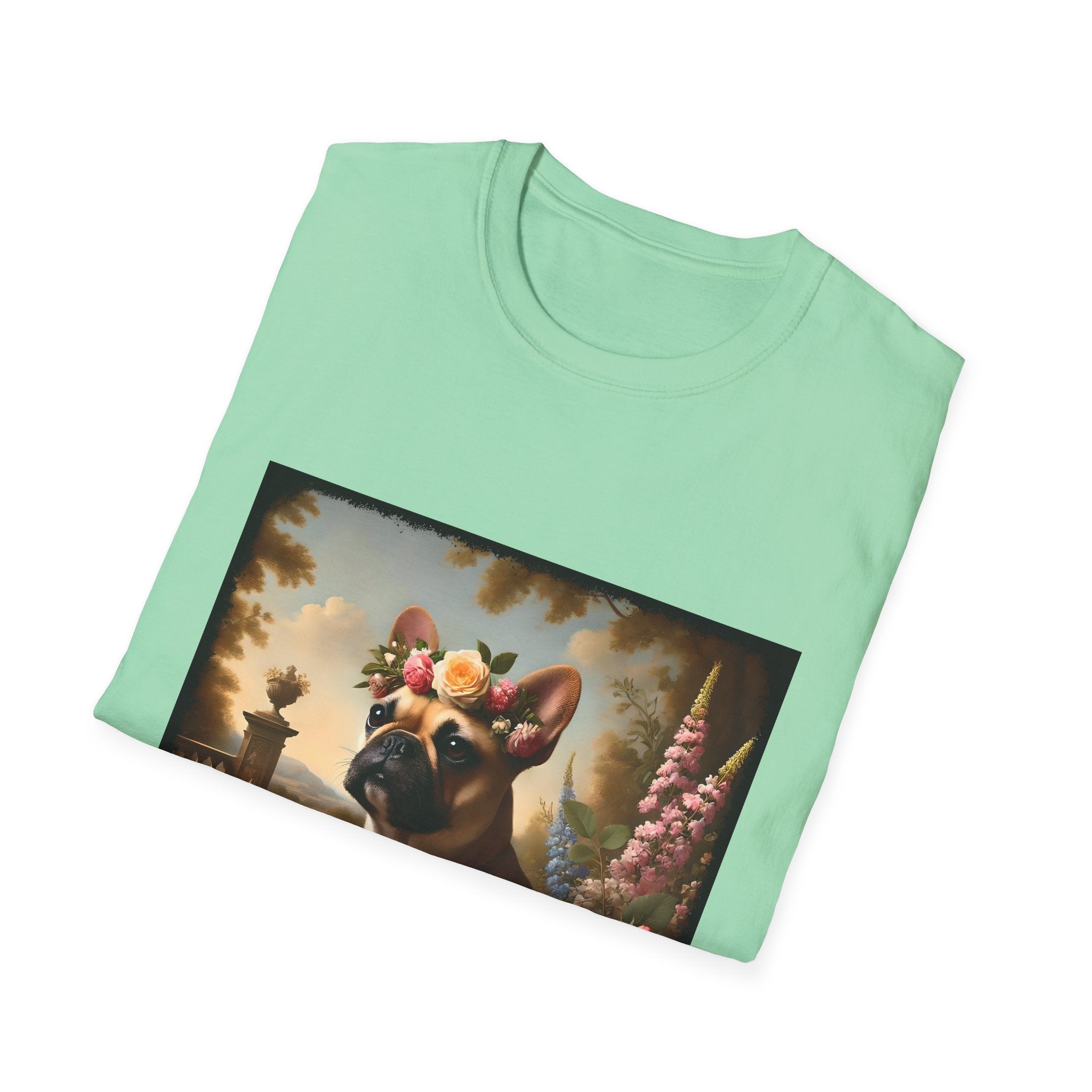 French Bulldog Garden Delight | Unisex Dog T-Shirt
