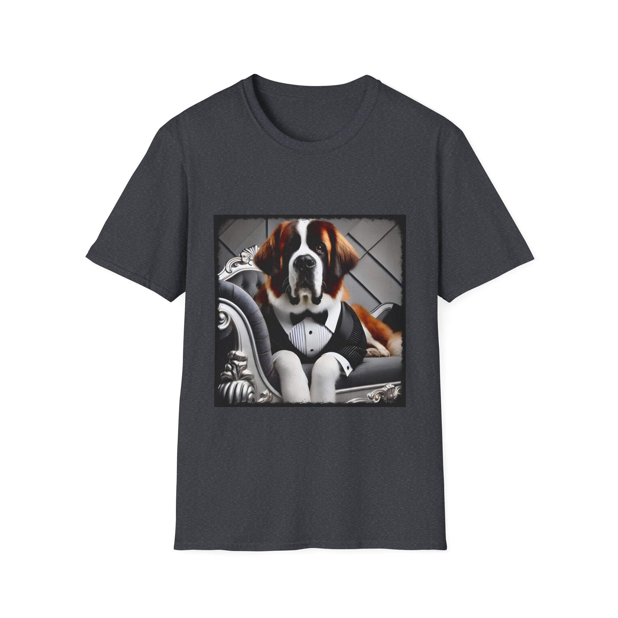 Saint Bernard Plush Pupstar | Unisex Dog T-Shirt