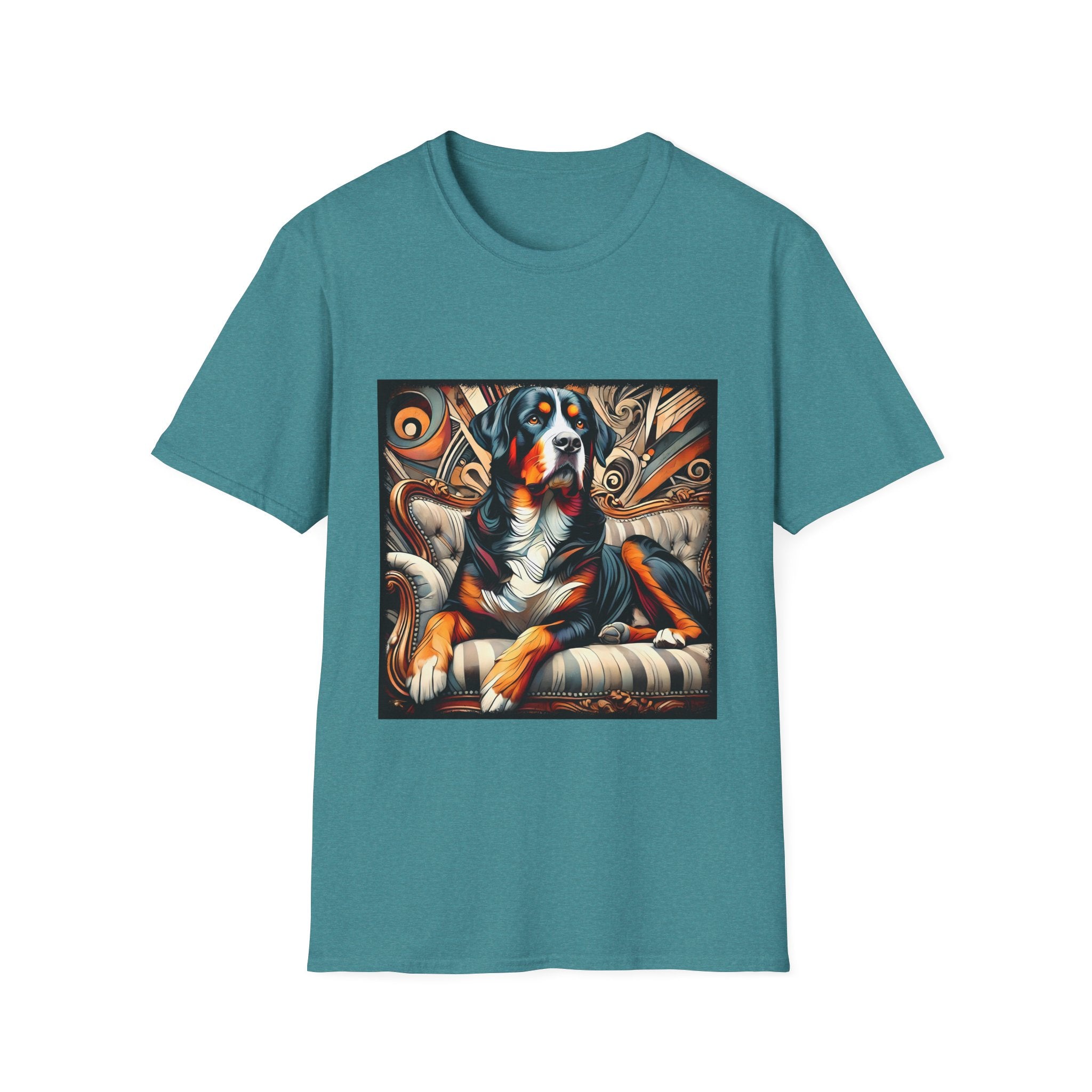 Swiss Mountain Dog Warm Rebel | Unisex Dog T-Shirt