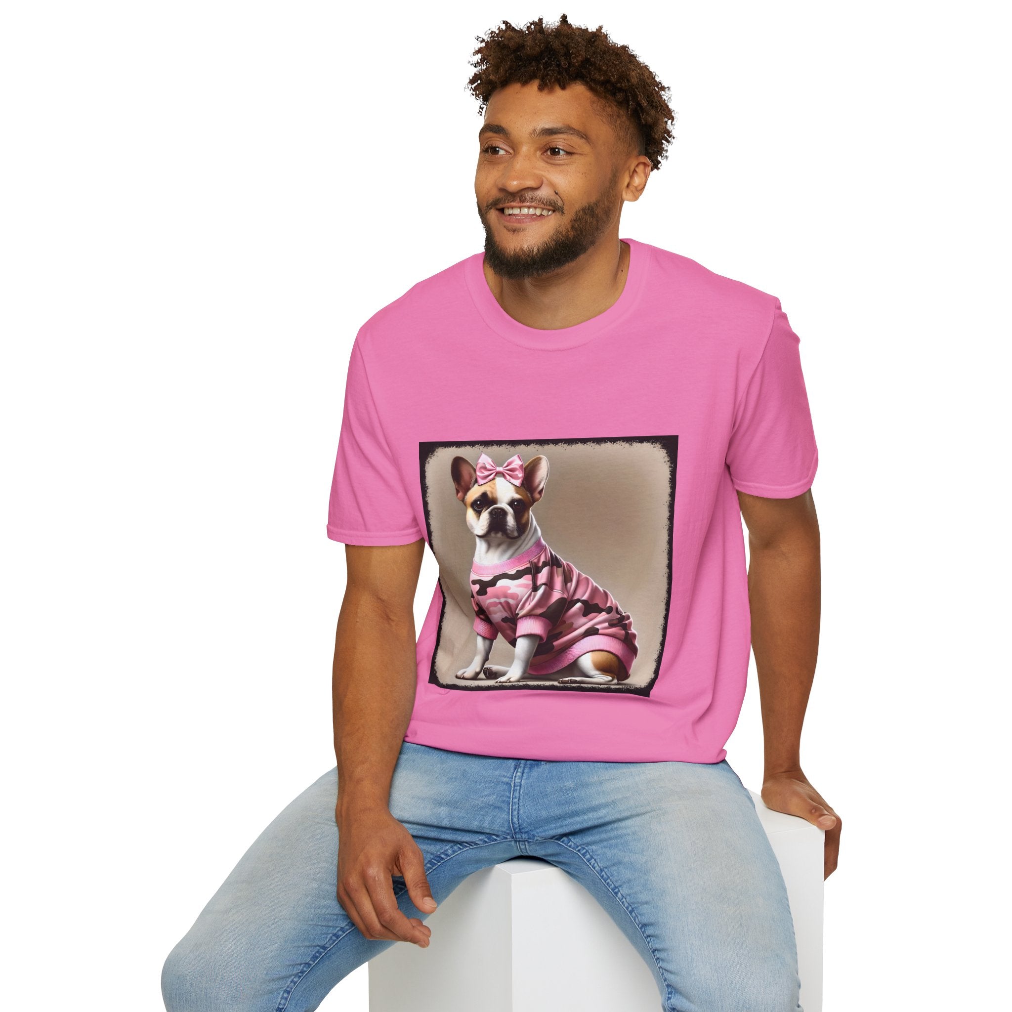 French Bulldog Camo Chic | Unisex Dog T-Shirt