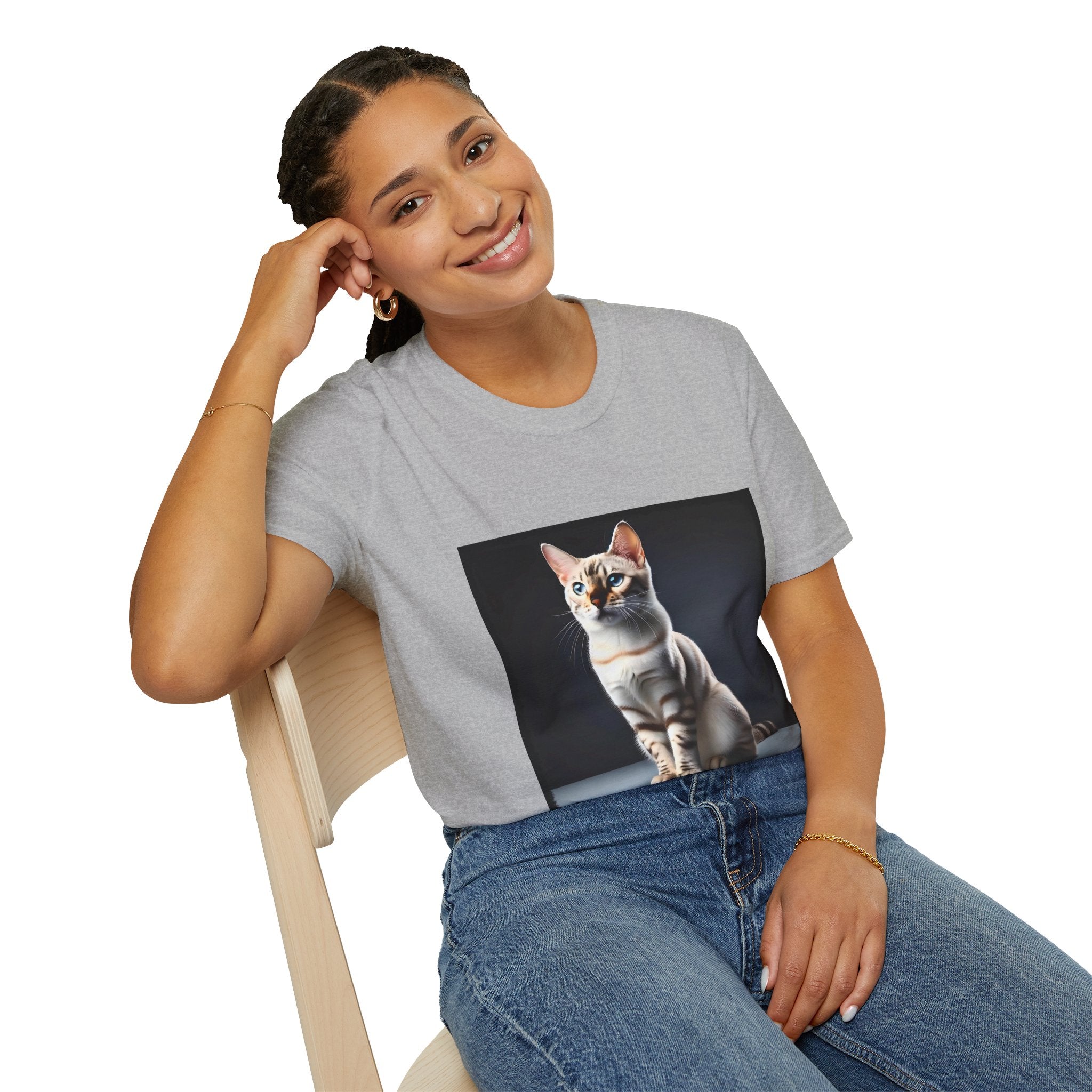 Bengal Cat Snow Lynx Lady | Unisex Cat T-Shirt