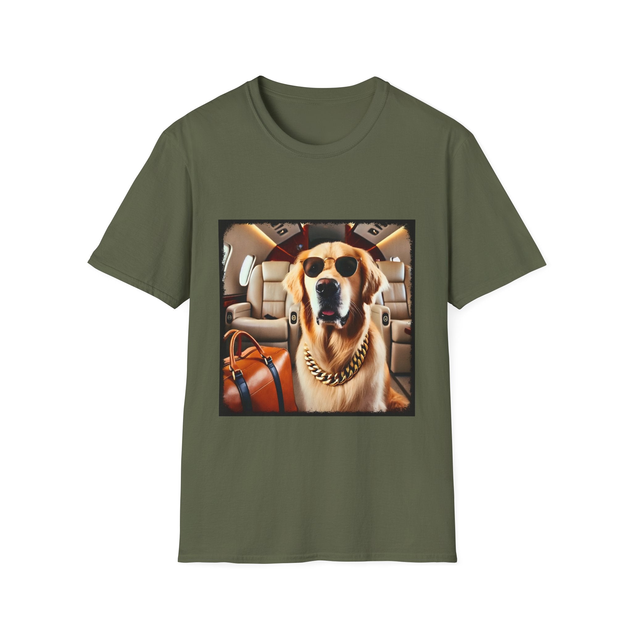 Golden Retriever Billionaire Class  | Unisex Dog T-Shirt